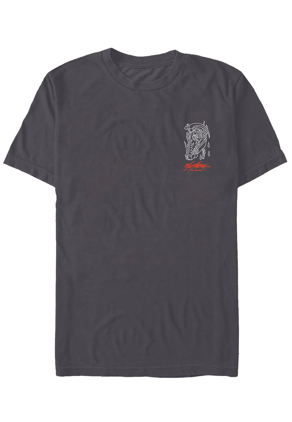 156/Silence - Coffin Charcoal - T-Shirt - Image 3