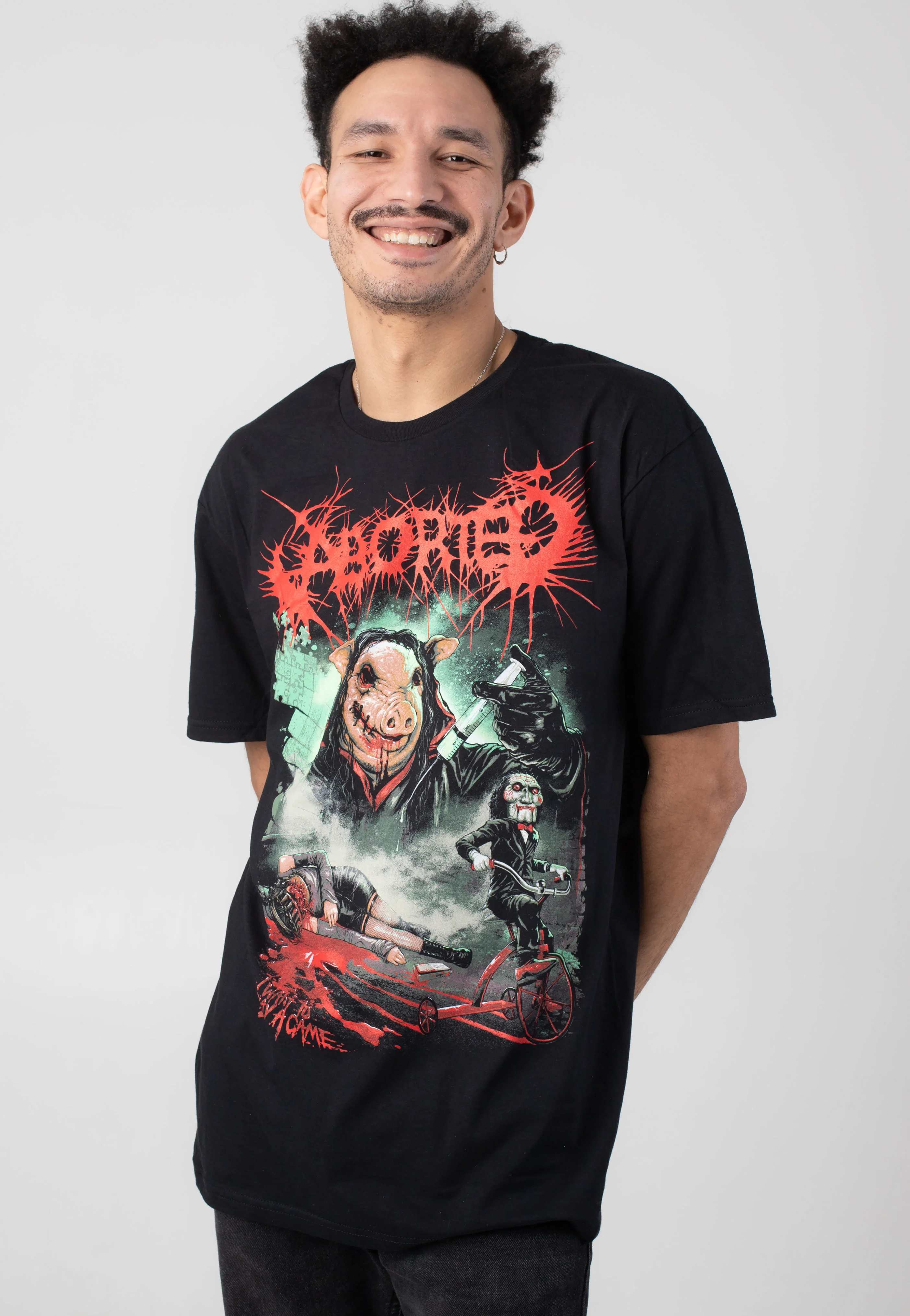 Aborted - Play A Game - T-Shirt - Image 3
