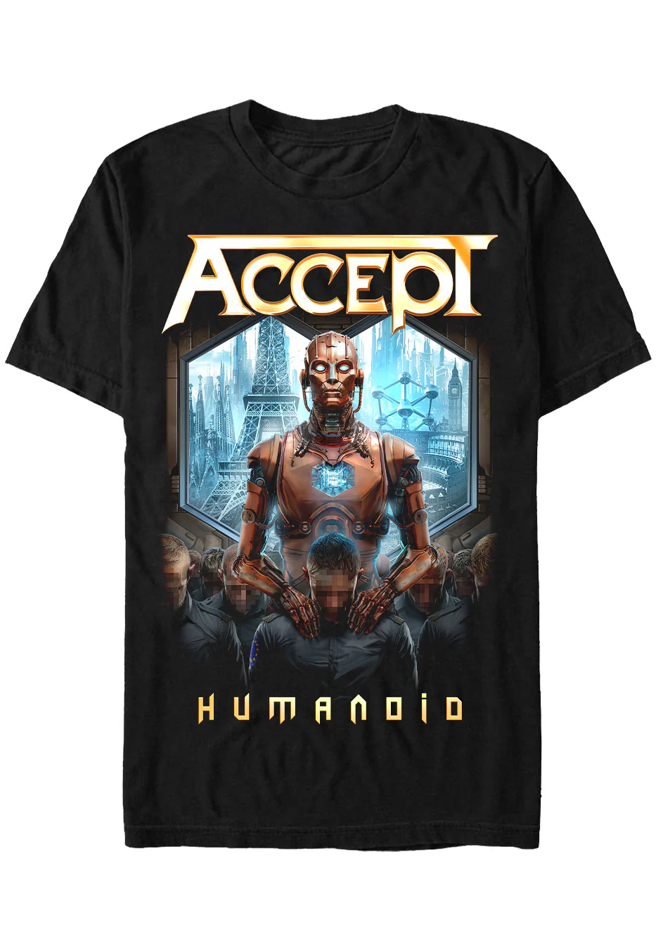 Accept - Humanoid Cover - T-Shirt - Image 3