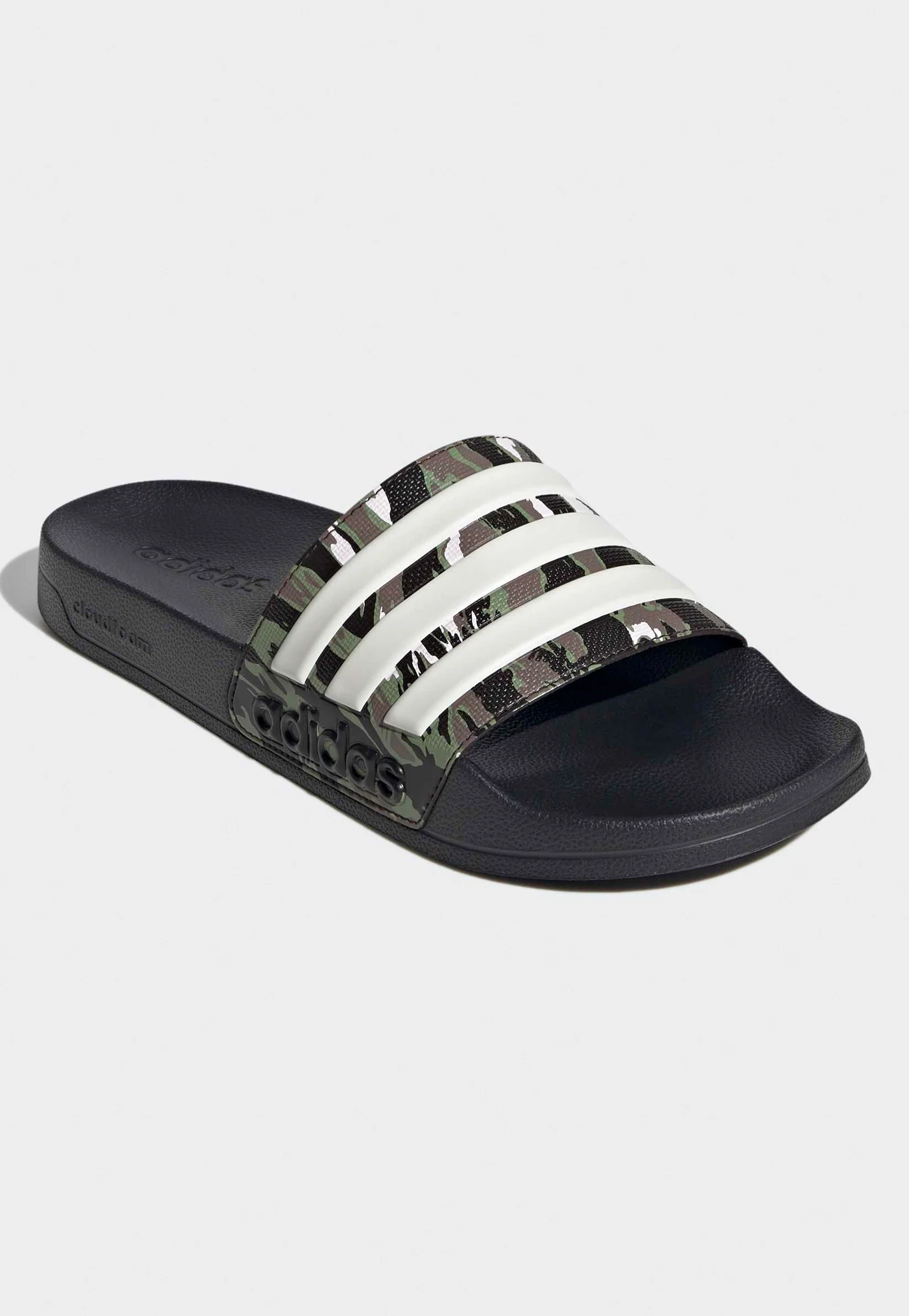 Adilette Shower Cblack/Alumin/Tengrn - Slides - Image 4