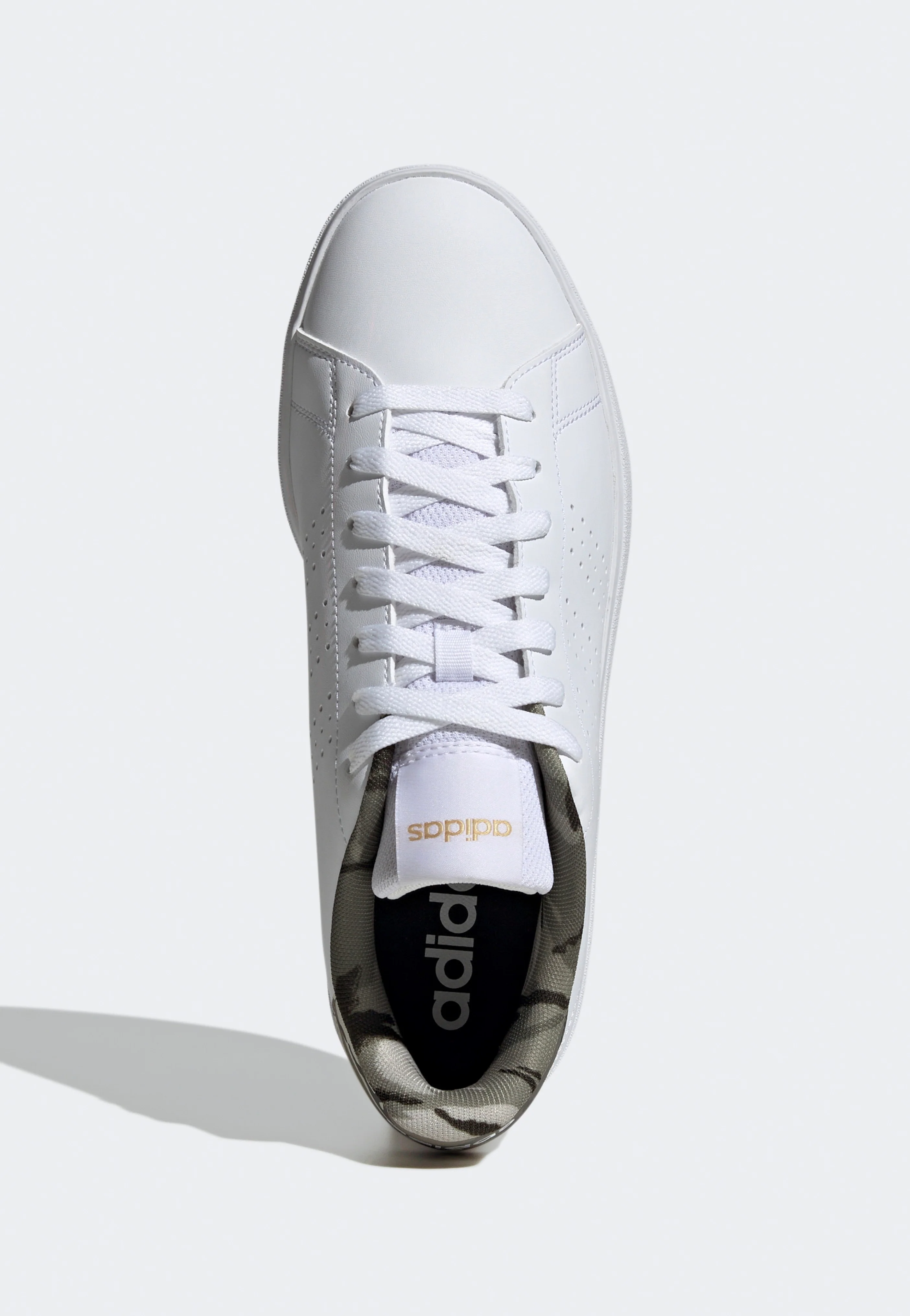 Adidas - Advantage Base 2.0 Ftwwht/Ftwwht/Olistr - Shoes - Image 3