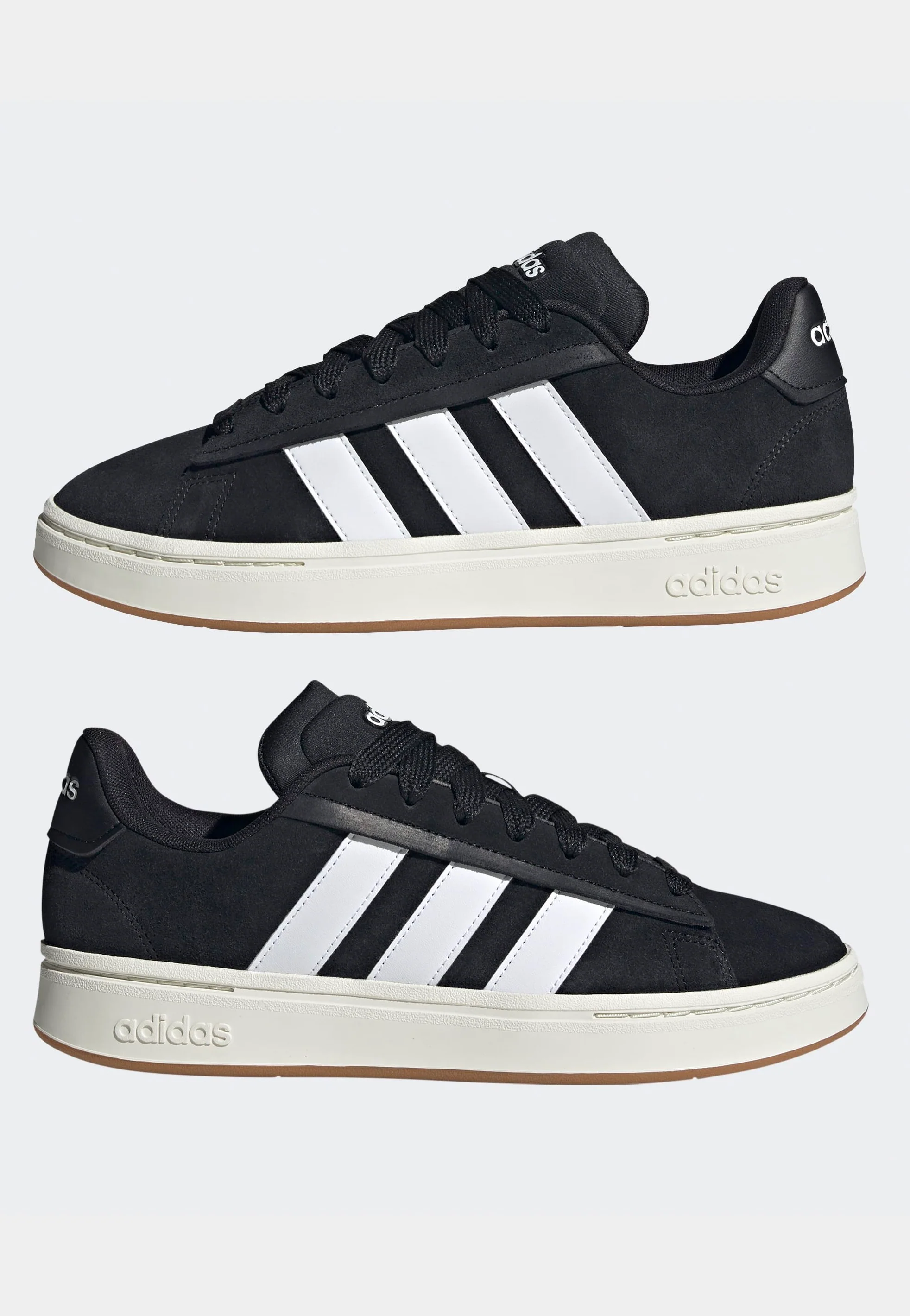 Adidas - Grand Court Alpha 0 Cblack/Ftwwht/Gum10 - Shoes - Image 9