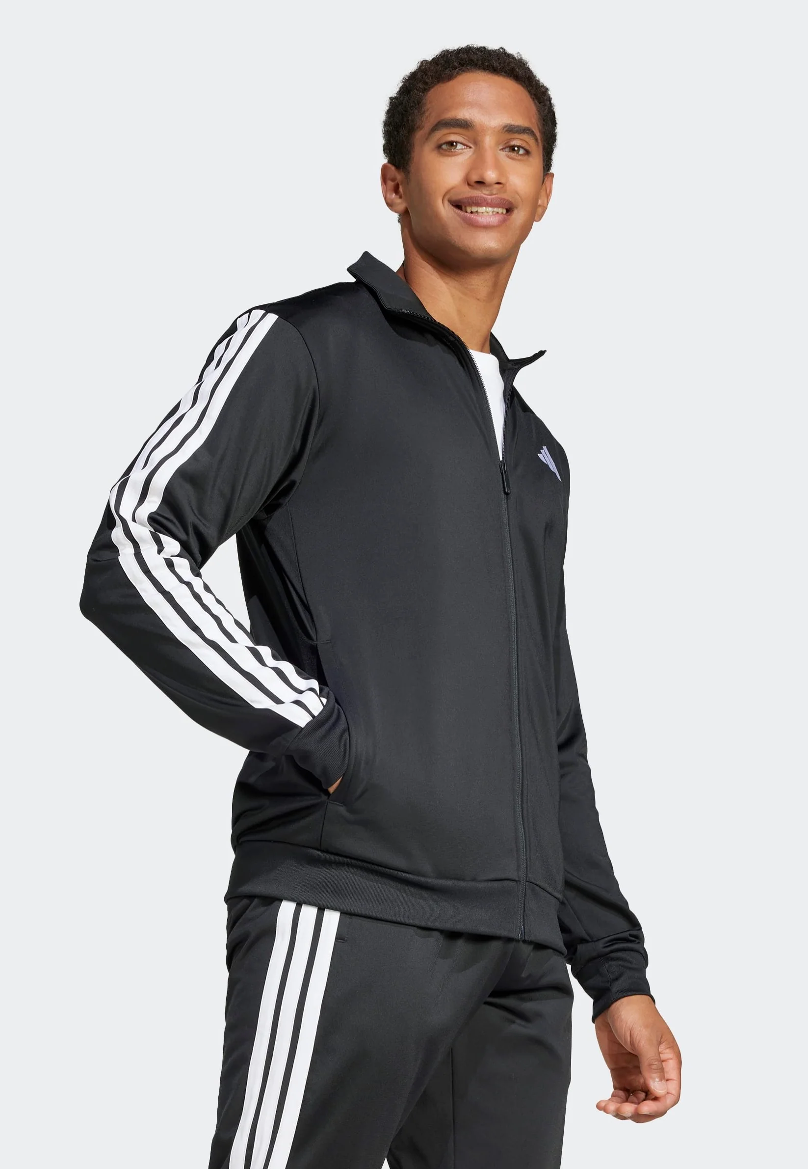 Adidas - M 3S TT  Black - Track Jacket - Image 4