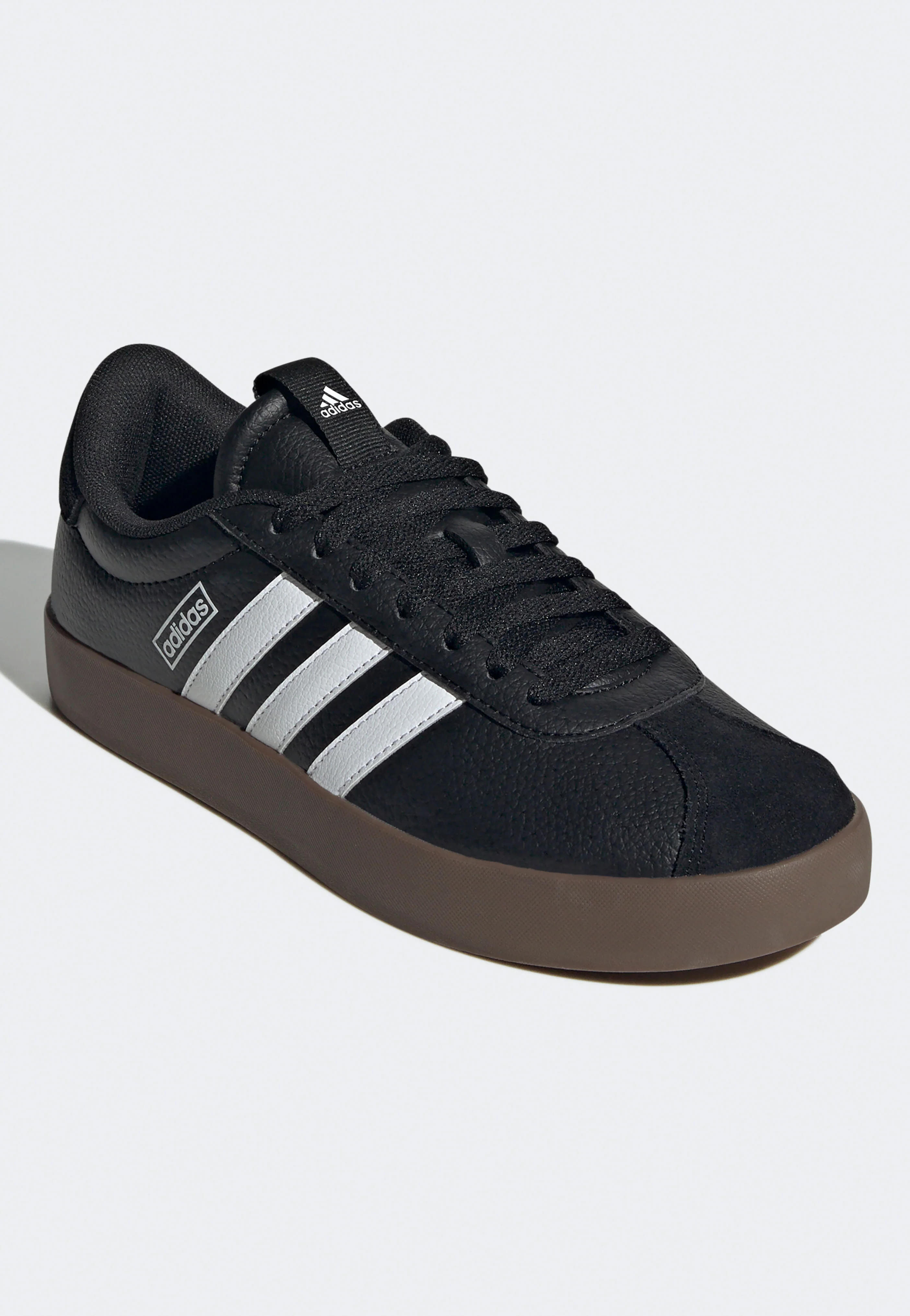 Adidas - Vl Court 3.0 Cblack/Ftwwht/Gum5 - Girl Shoes - Image 7