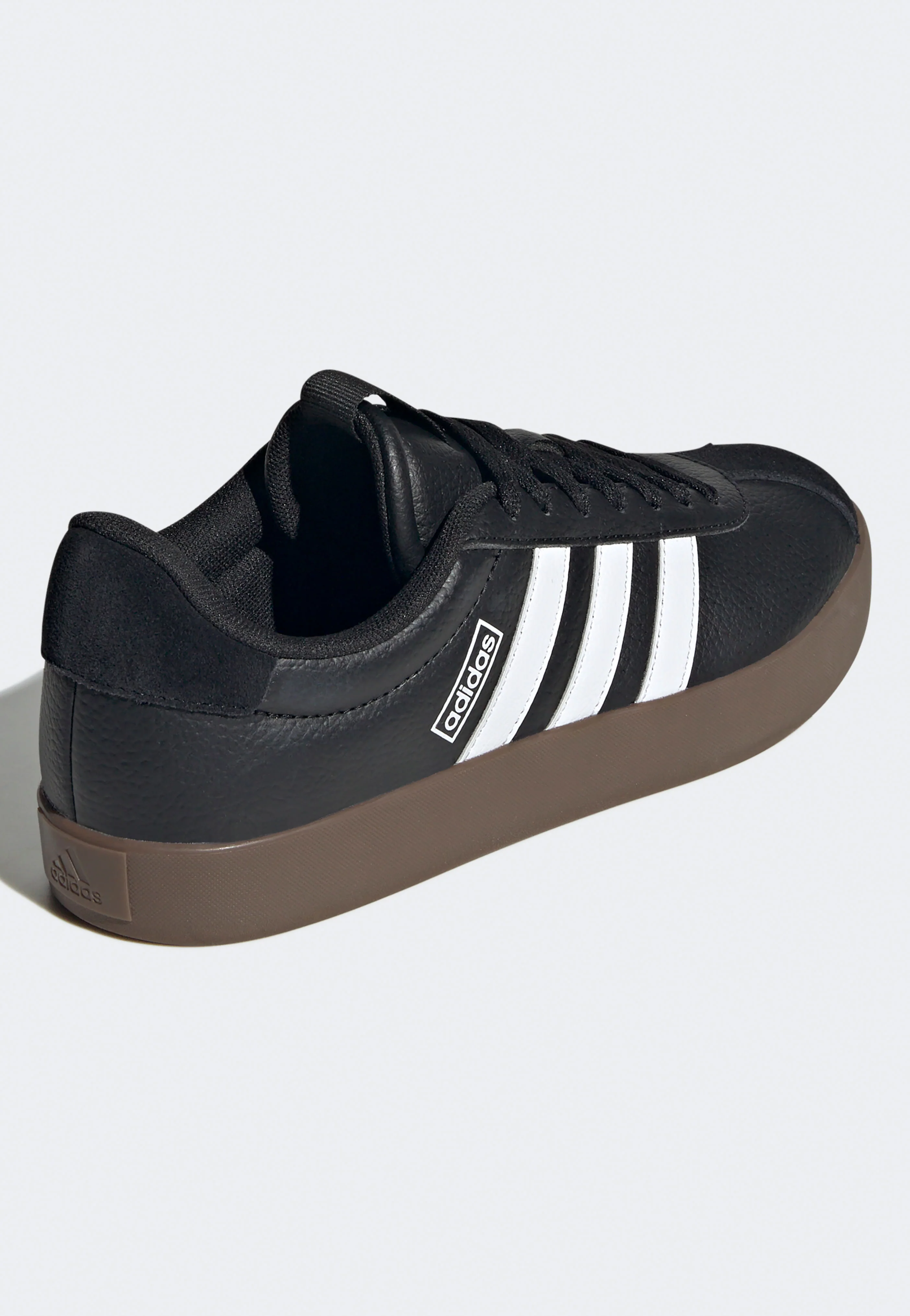 Adidas - Vl Court 3.0 Cblack/Ftwwht/Gum5 - Girl Shoes - Image 8