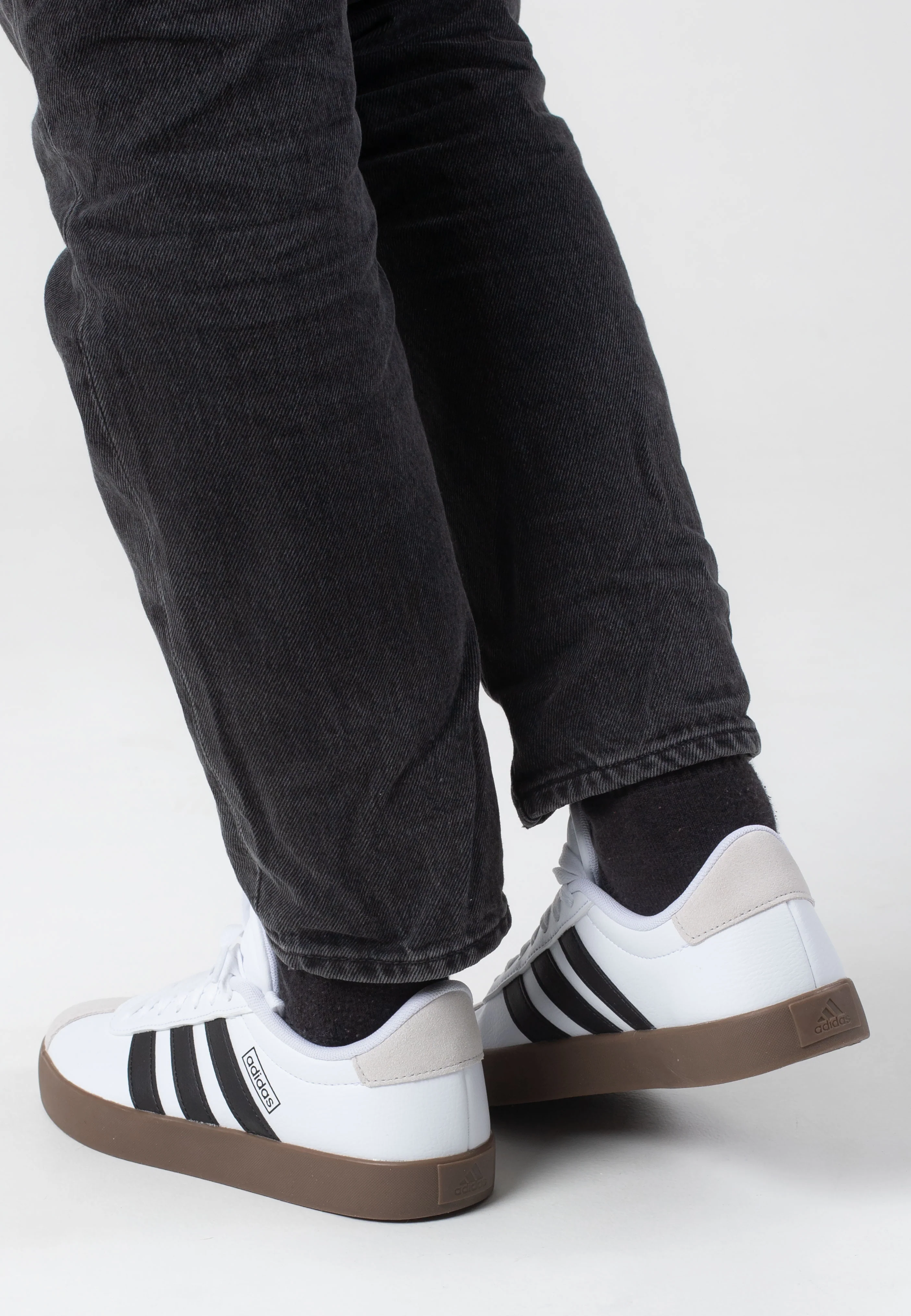 Adidas - Vl Court 3.0 Ftwwht/Cblack/Greone - Girl Shoes - Image 3