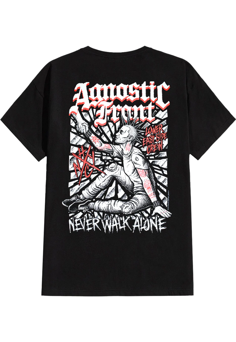 Agnostic Front - Never Walk Alone - T-Shirt - Image 2