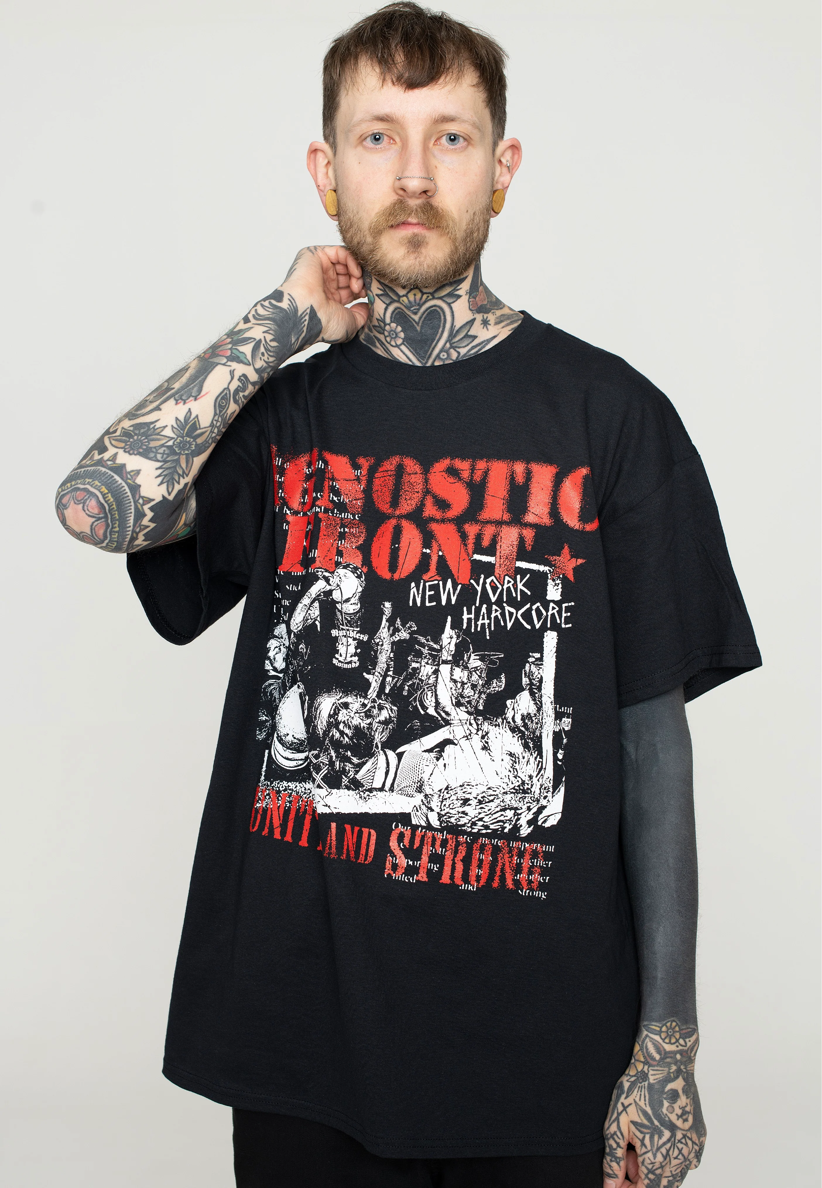 Agnostic Front - United And Strong - T-Shirt - Image 3
