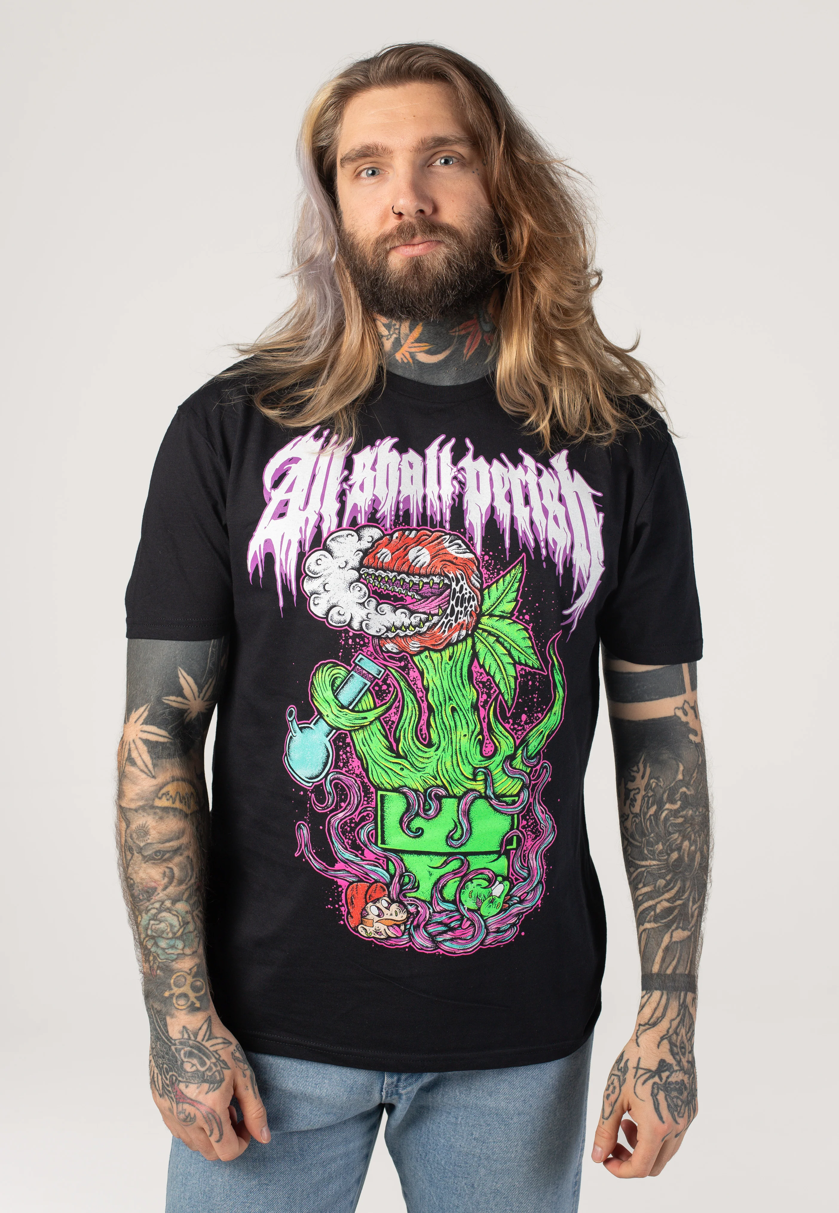 All Shall Perish - Piranha Bong - T-Shirt - Image 3