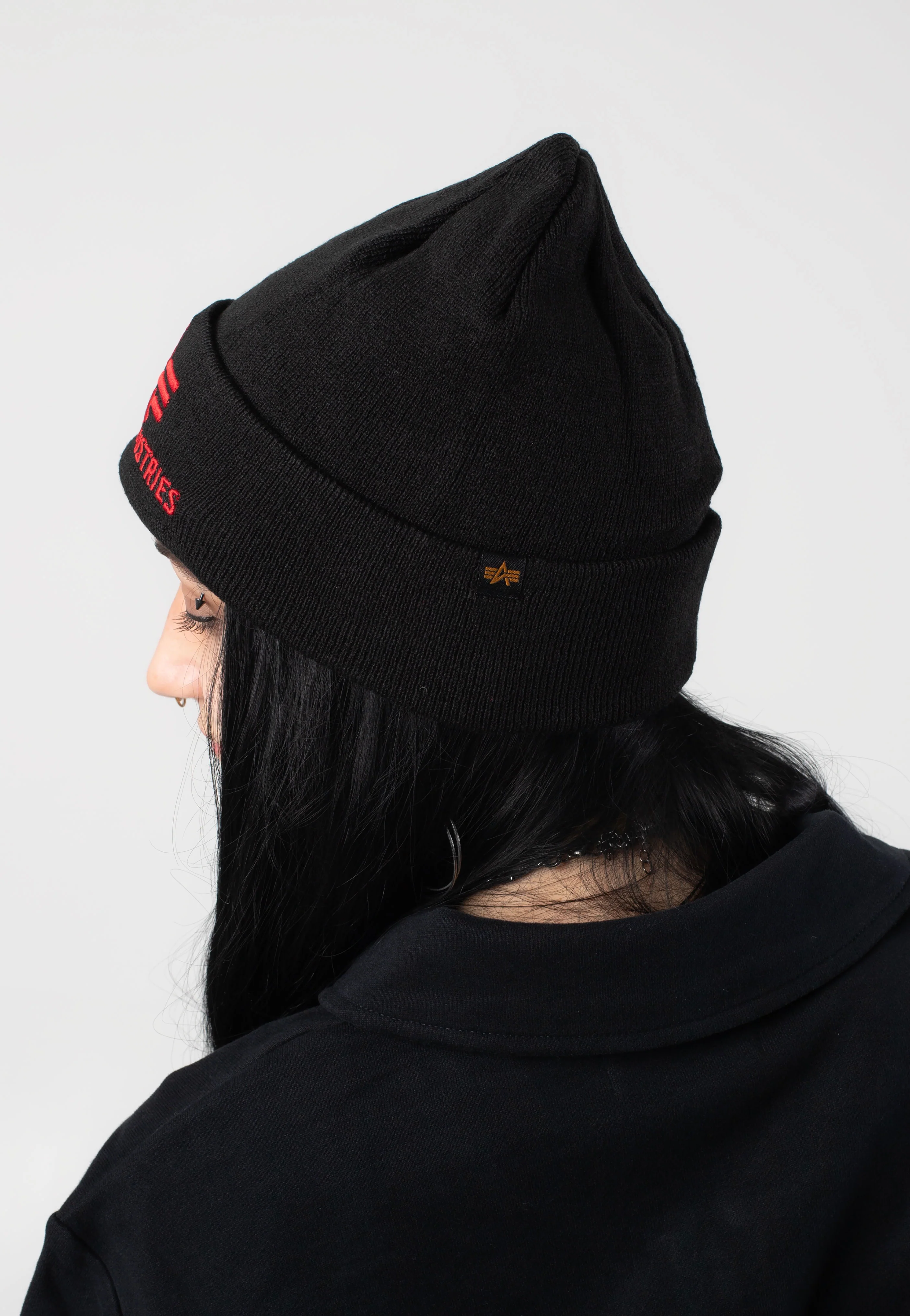 Alpha Industries - 3D Black - Beanie - Image 4
