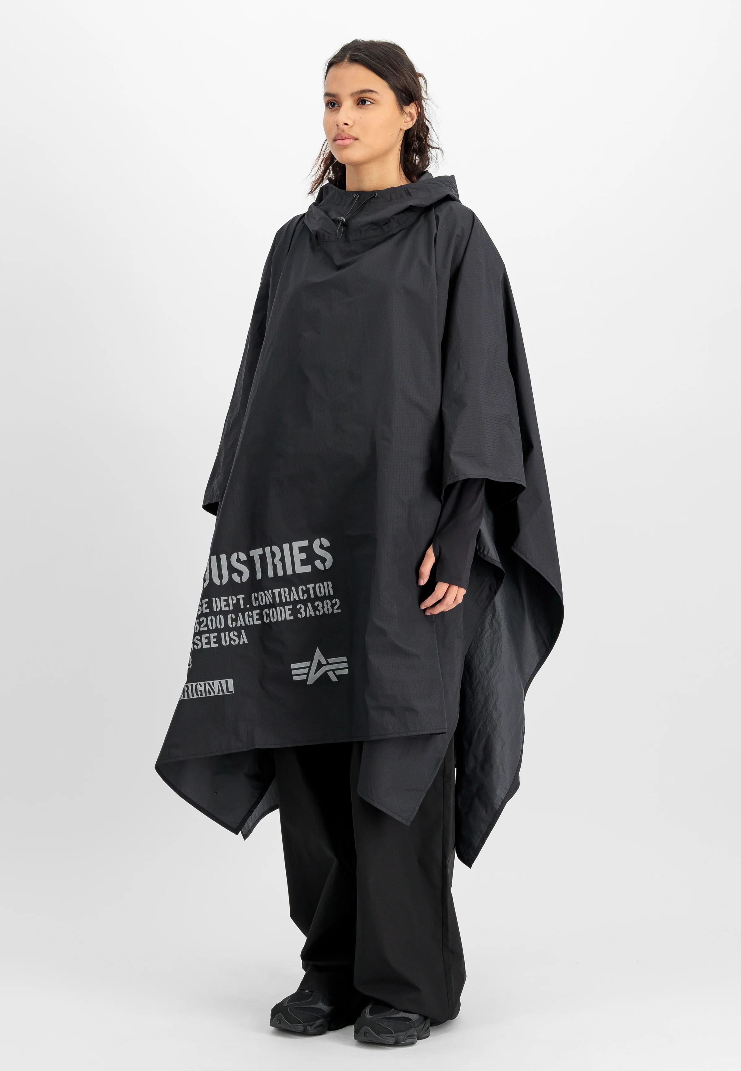 Alpha Industries - Packable Black - Poncho - Image 8