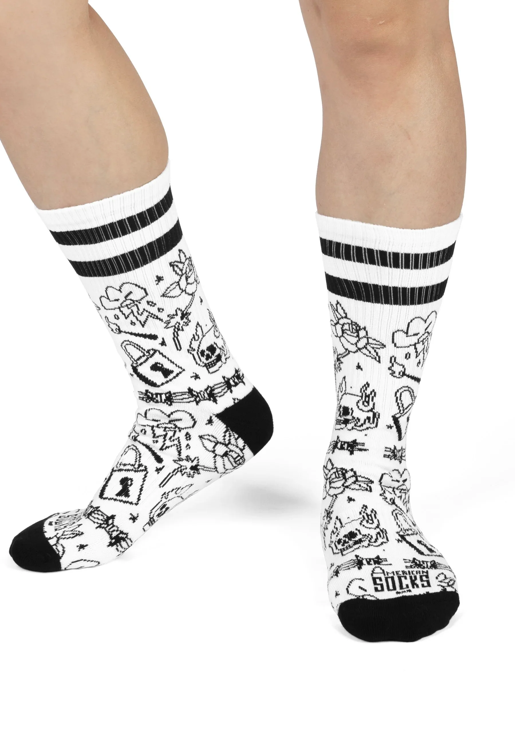 American Socks - Burning Rage Mid High - Socks - Image 2