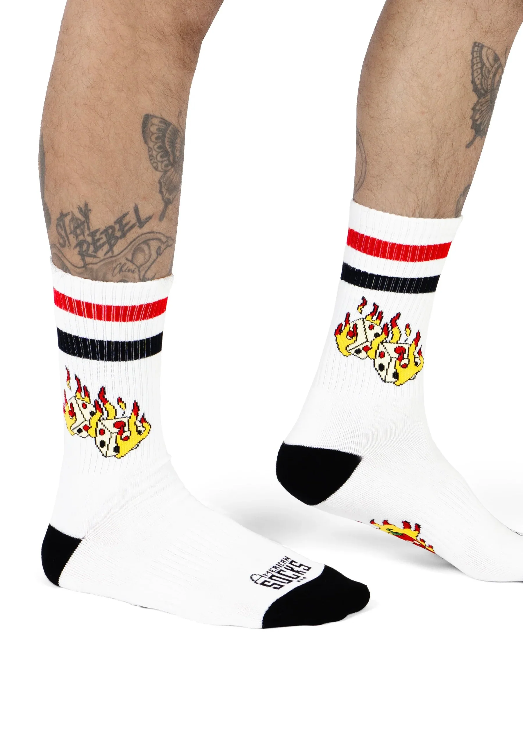 American Socks - Roll The Dice Mid High - Socks - Image 3