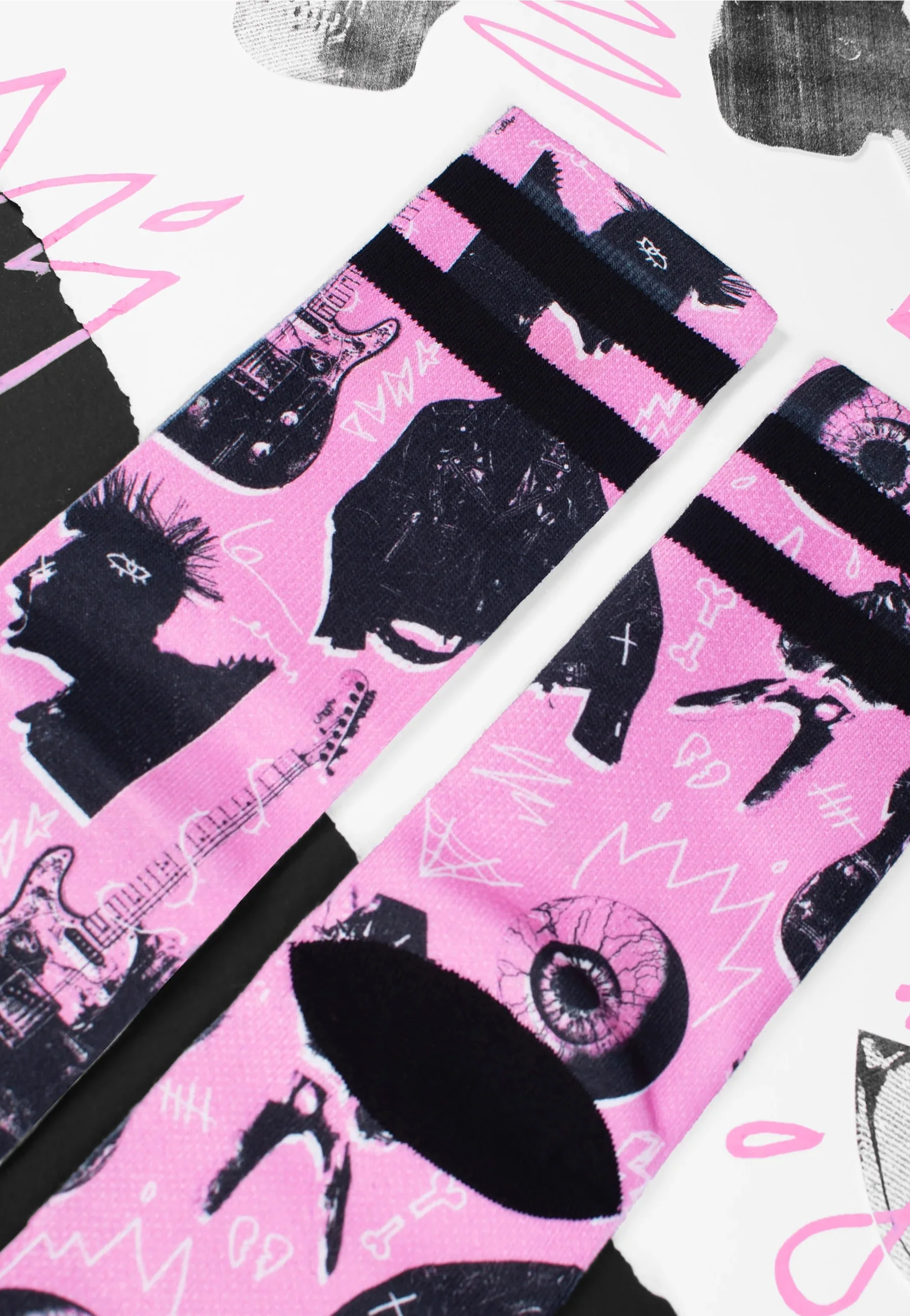 American Socks - Street Riot Mid High Pink - Socks - Image 3