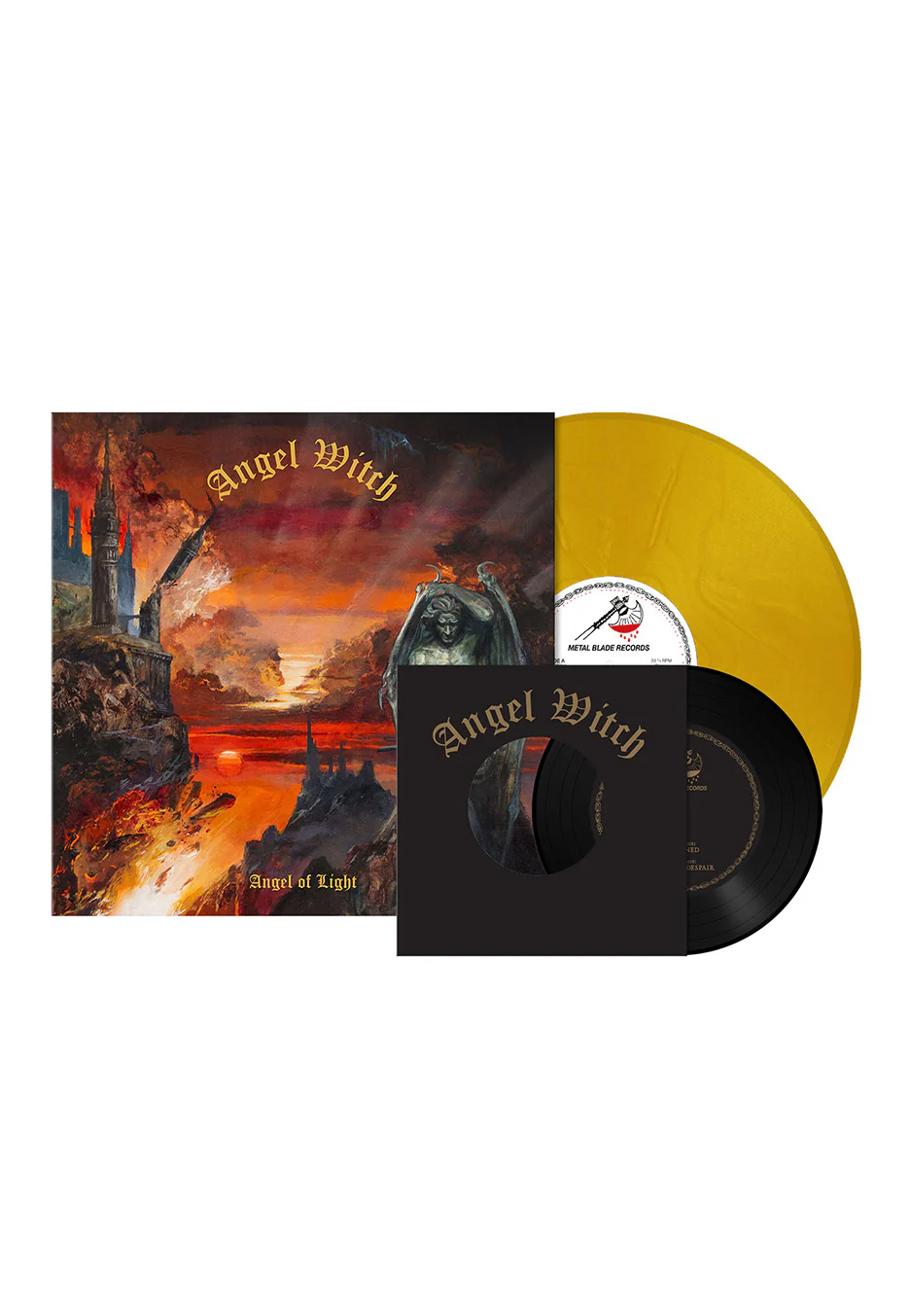 Angel Witch - Angel Of Light (2025 Tour Edition) Ltd. Gold Metallic - Colored Vinyl + 7 Inch