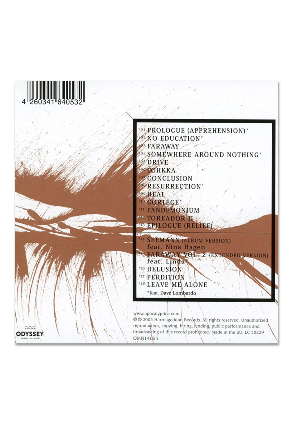Apocalyptica - Reflections Revised - CD - Image 2