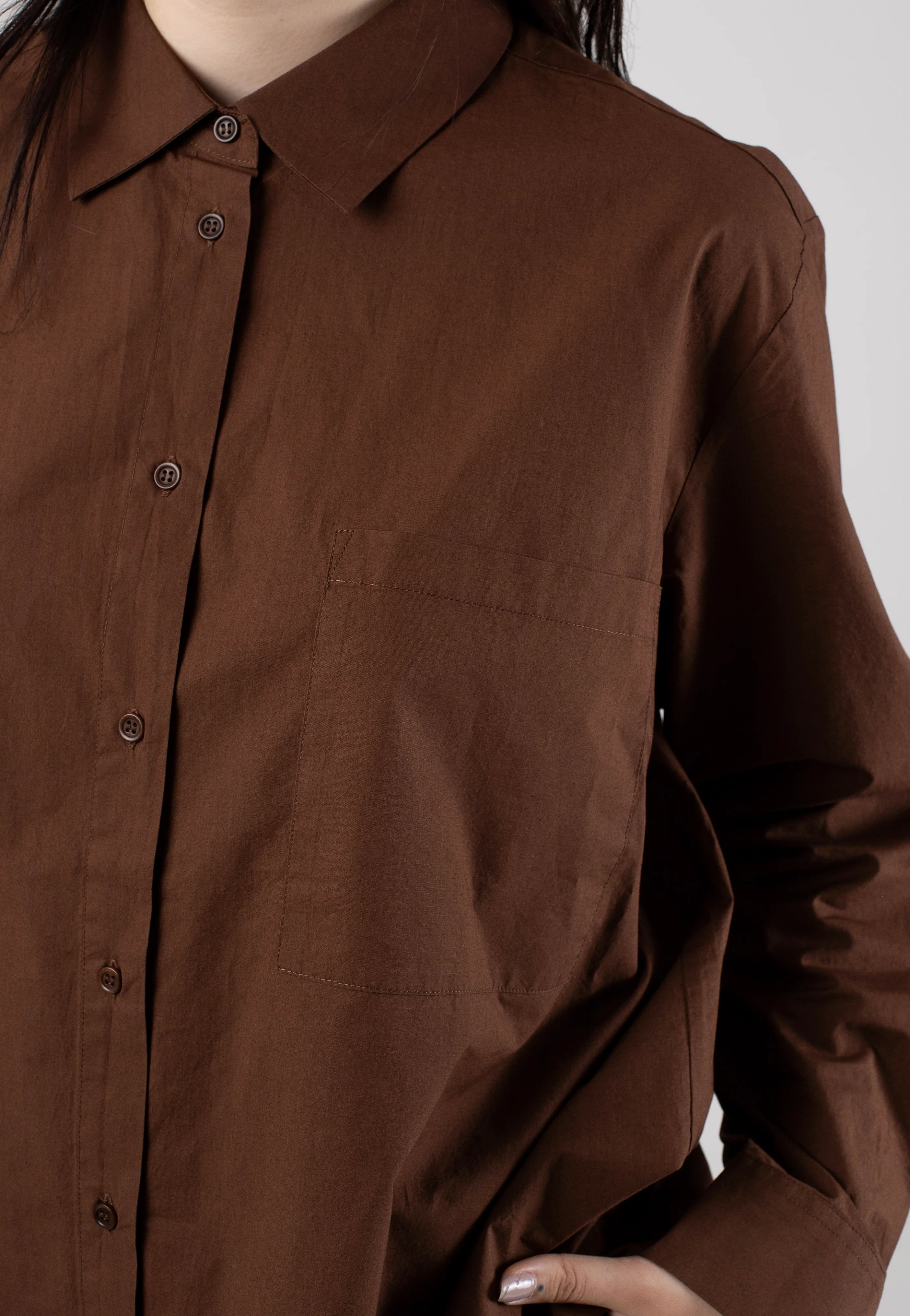 Armedangels - Ealgaa Deep Brown - Blouse - Image 3