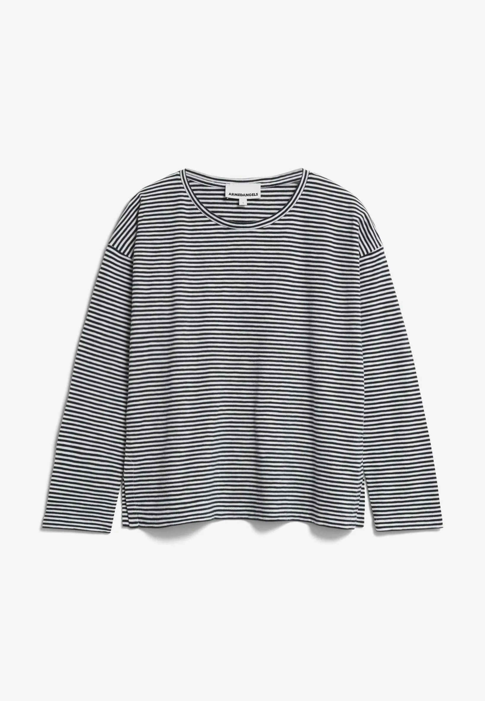 Armedangels - Xianaa Stripes Black/Oatmilk - Longsleeve - Image 6