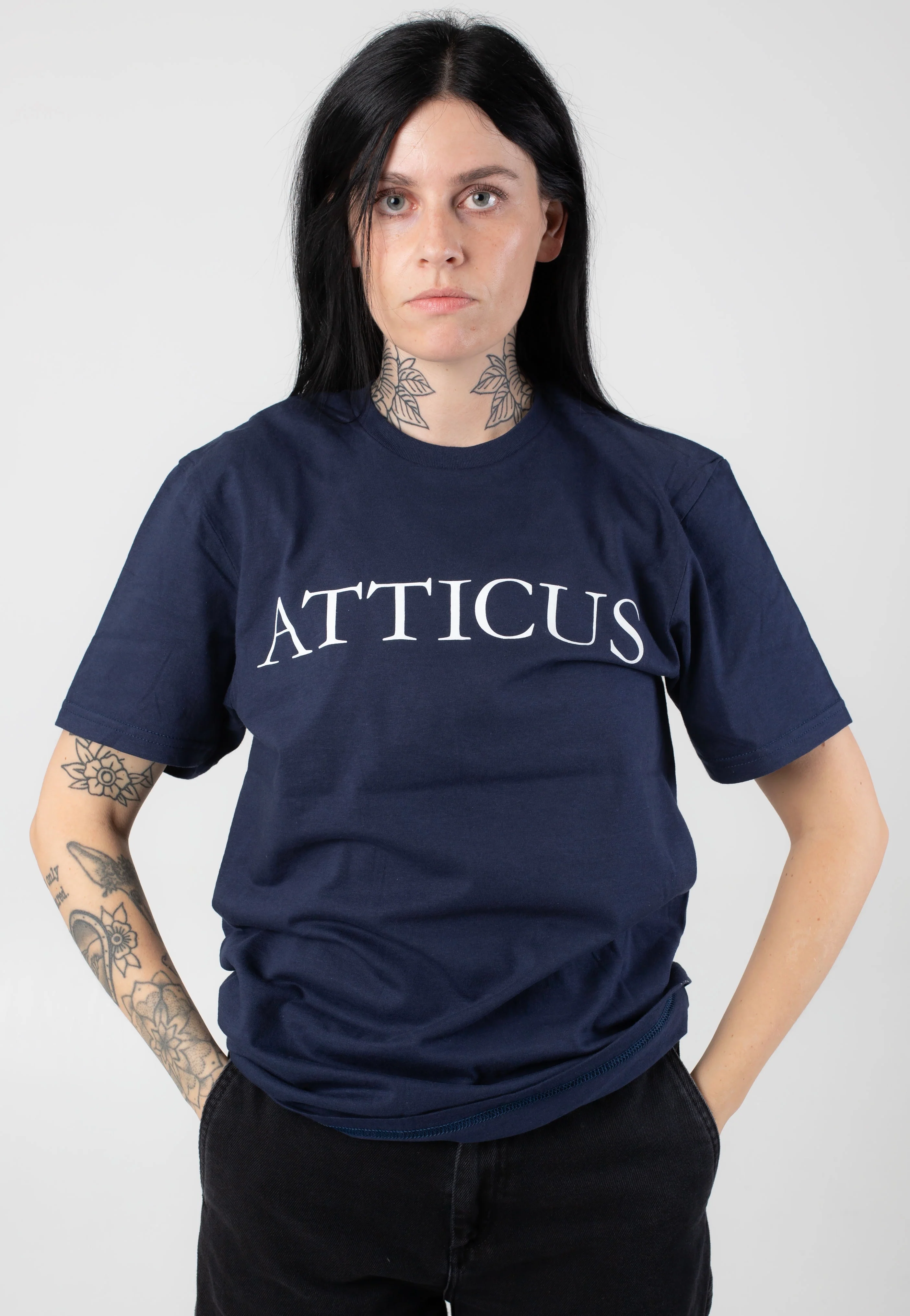 Atticus - Logo Navy - T-Shirt - Image 3