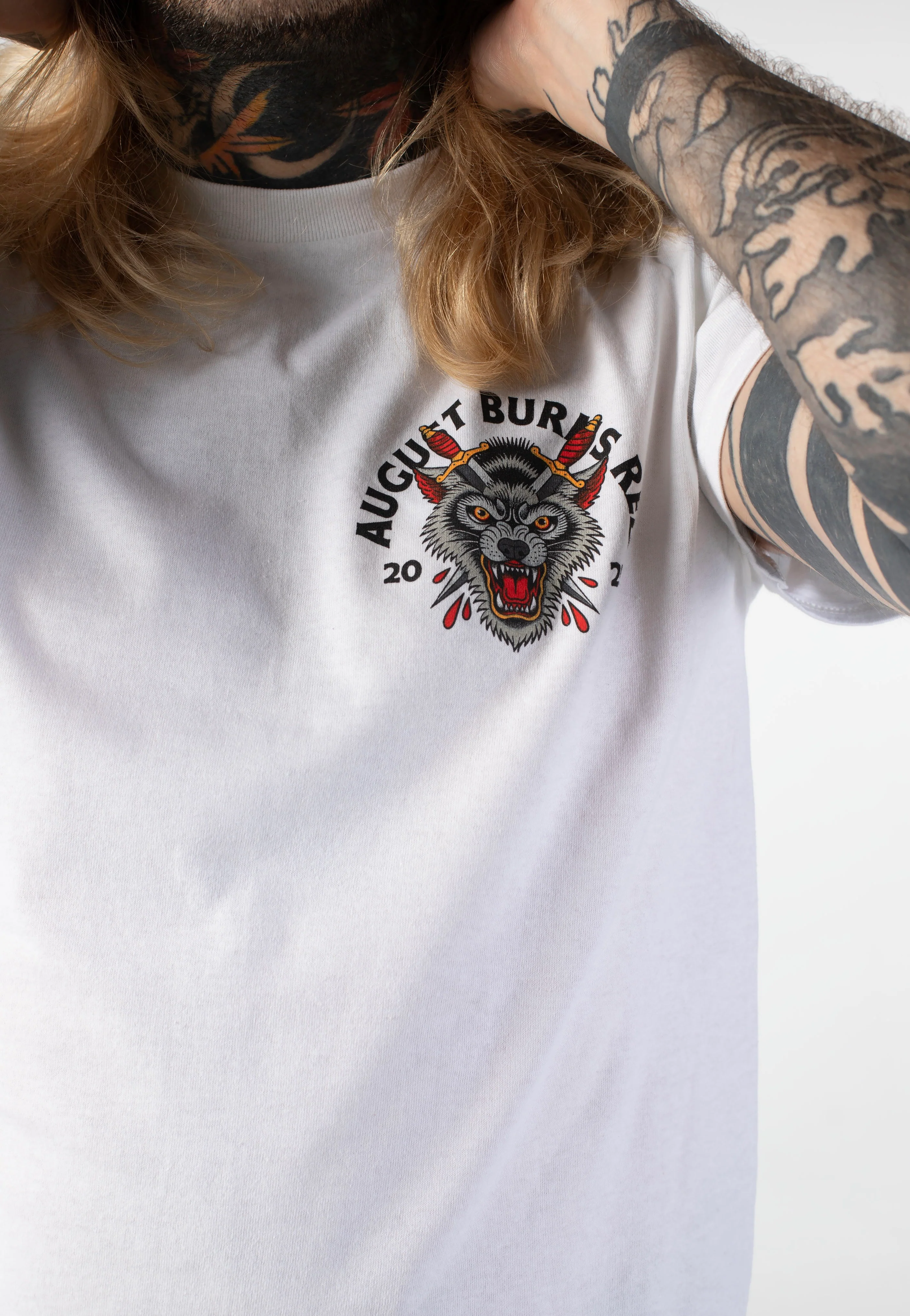 August Burns Red - Paramount Wolf White - T-Shirt - Image 5