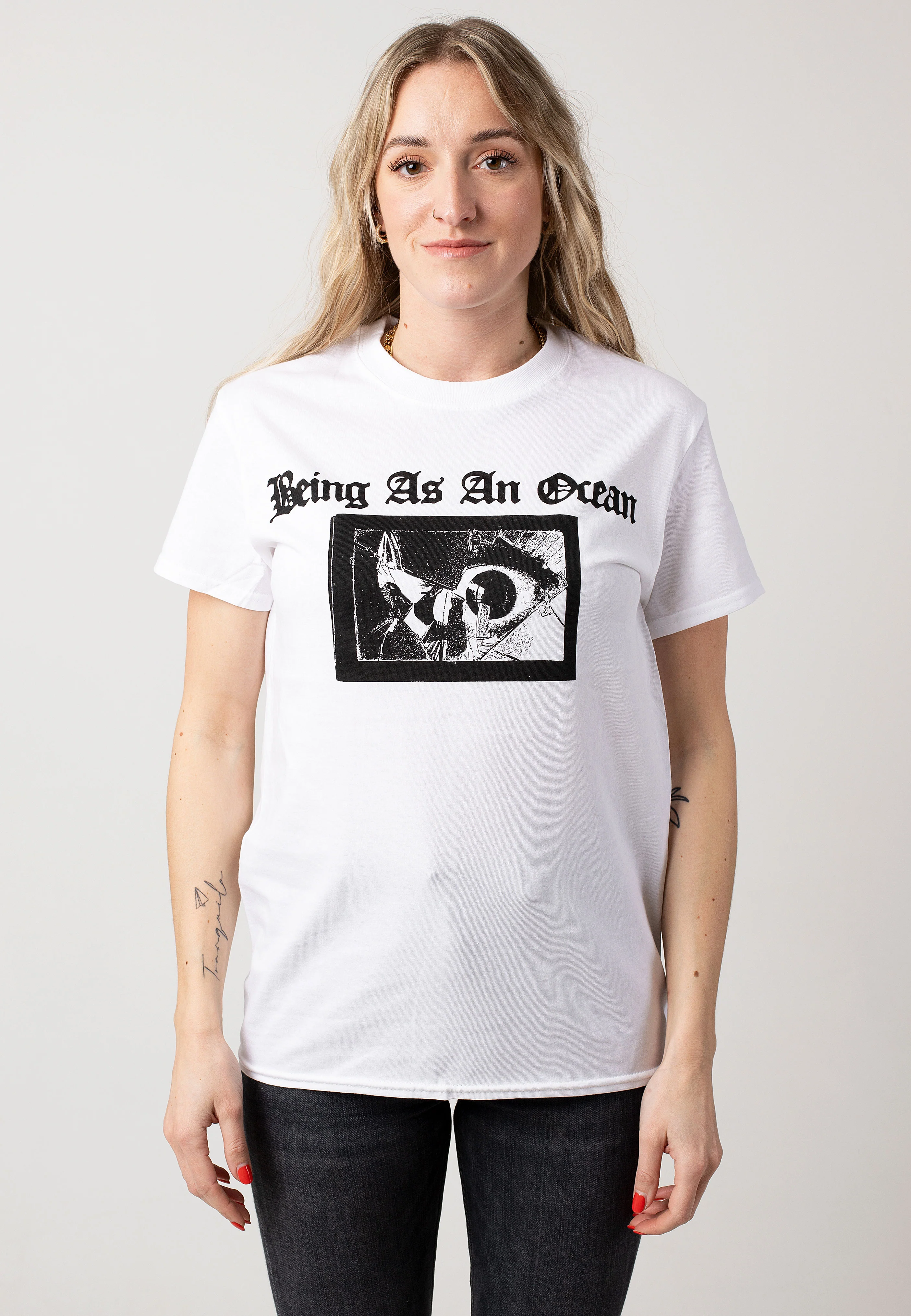 Being As An Ocean - Eye TV White - T-Shirt - Image 5