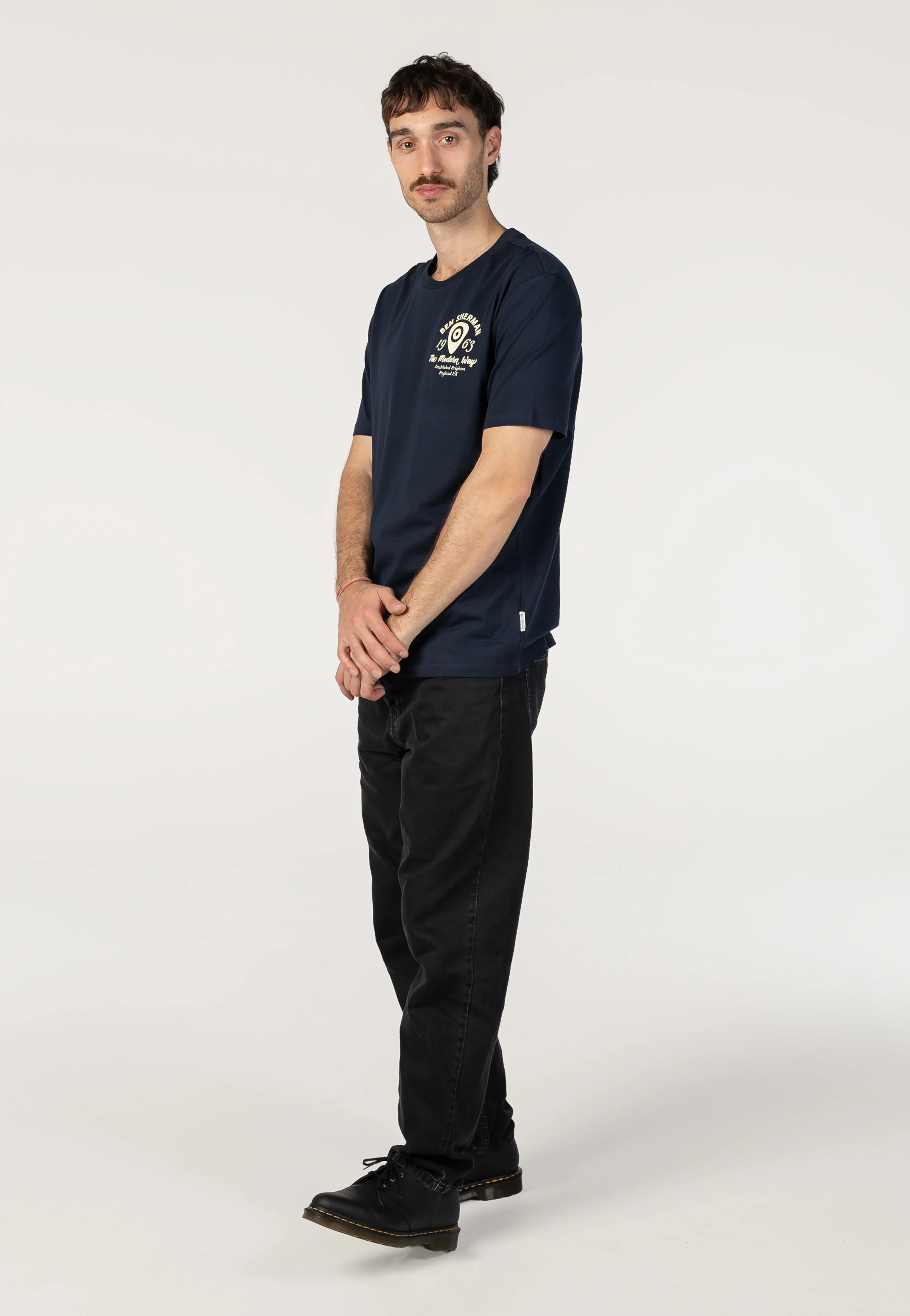 Acoustic Dark Navy - T-Shirt - Image 4