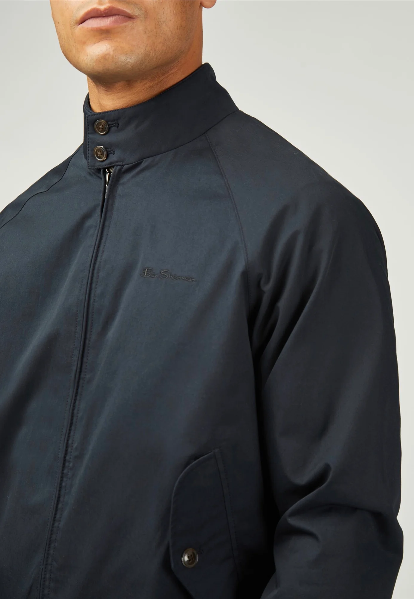 Ben Sherman - Signature Harrington Dark Navy - Jacket - Image 5