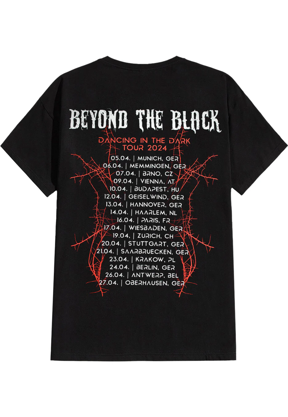 Beyond The Black - Dancing In The Dark Tour 2024 - T-Shirt - Image 5