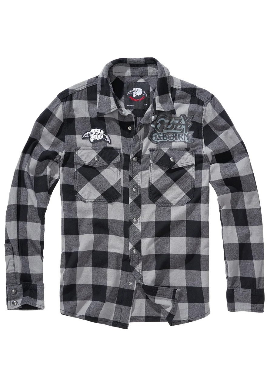 Brandit x Ozzy Osbourne - Check Shirt Long - Shirt - Image 6