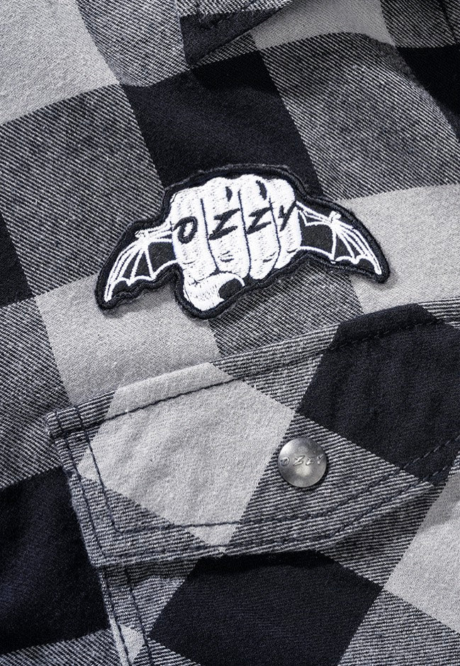 Brandit x Ozzy Osbourne - Check Shirt Long - Shirt - Image 9