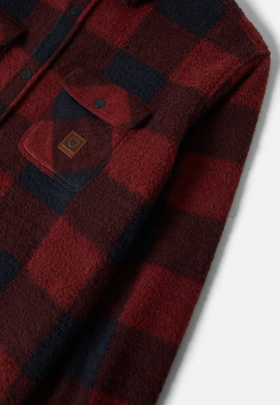 Brixton - Bowery L/S Arctic Stretch Fleece Adrenaline Rush/Mood Indigo - Jacket - Image 8