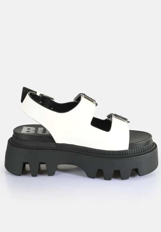 Flora On Vegan Nappa White - Girl Sandals - Image 3
