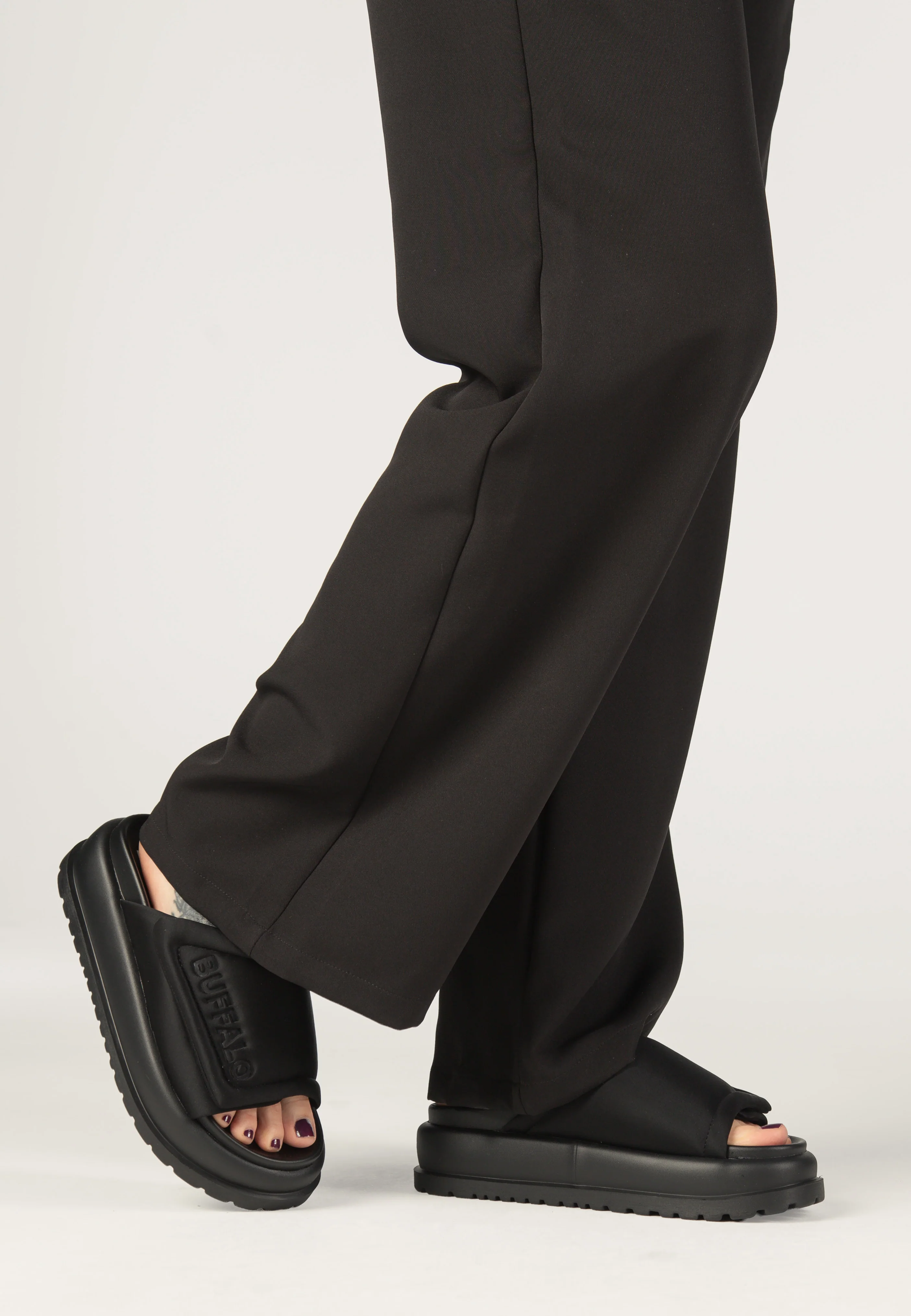 Palma Velcro Vegan Nylon Black - Girl Sandals - Image 6