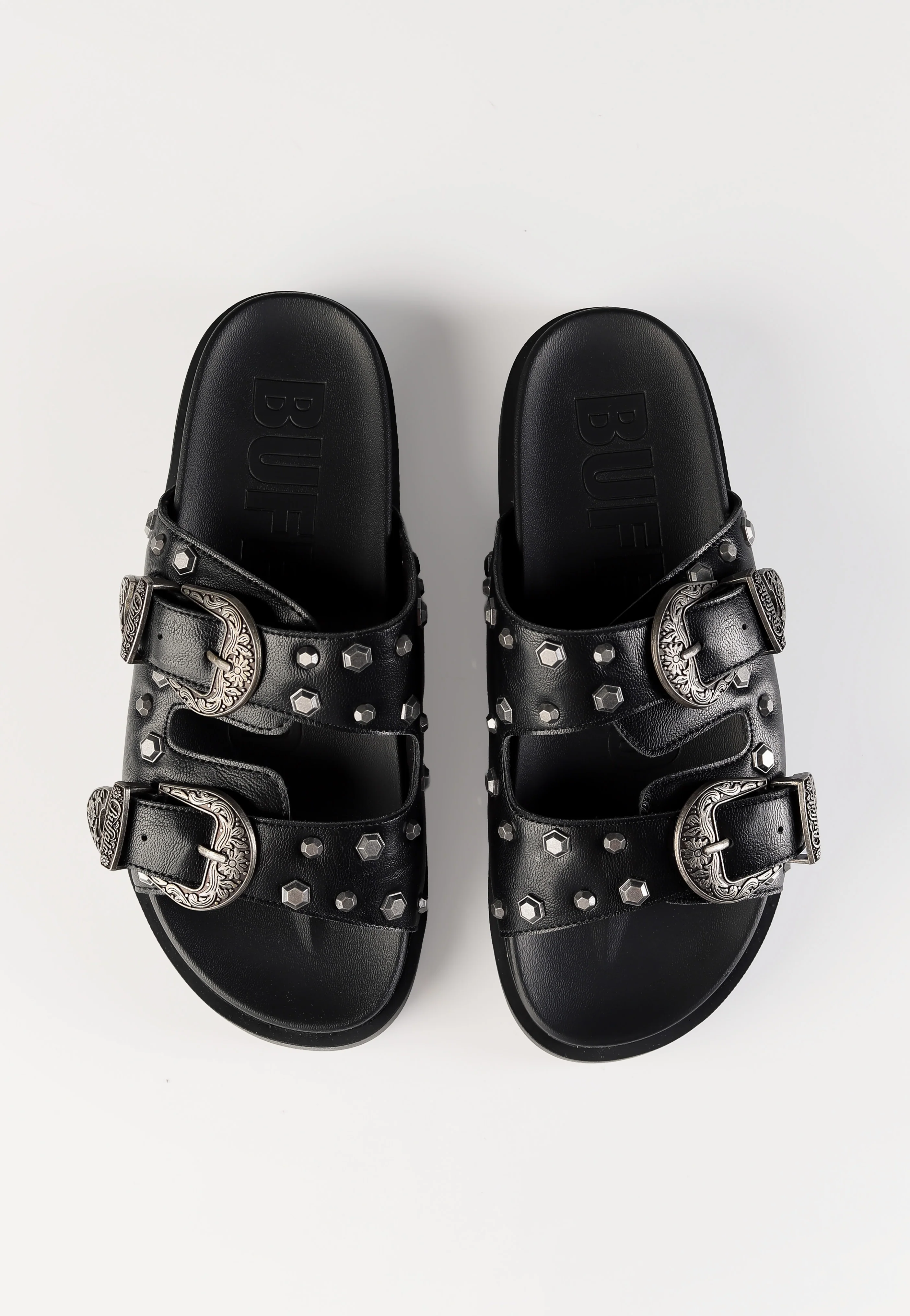 Raya Ari West Vegan Nappa Black - Girl Sandals - Image 3