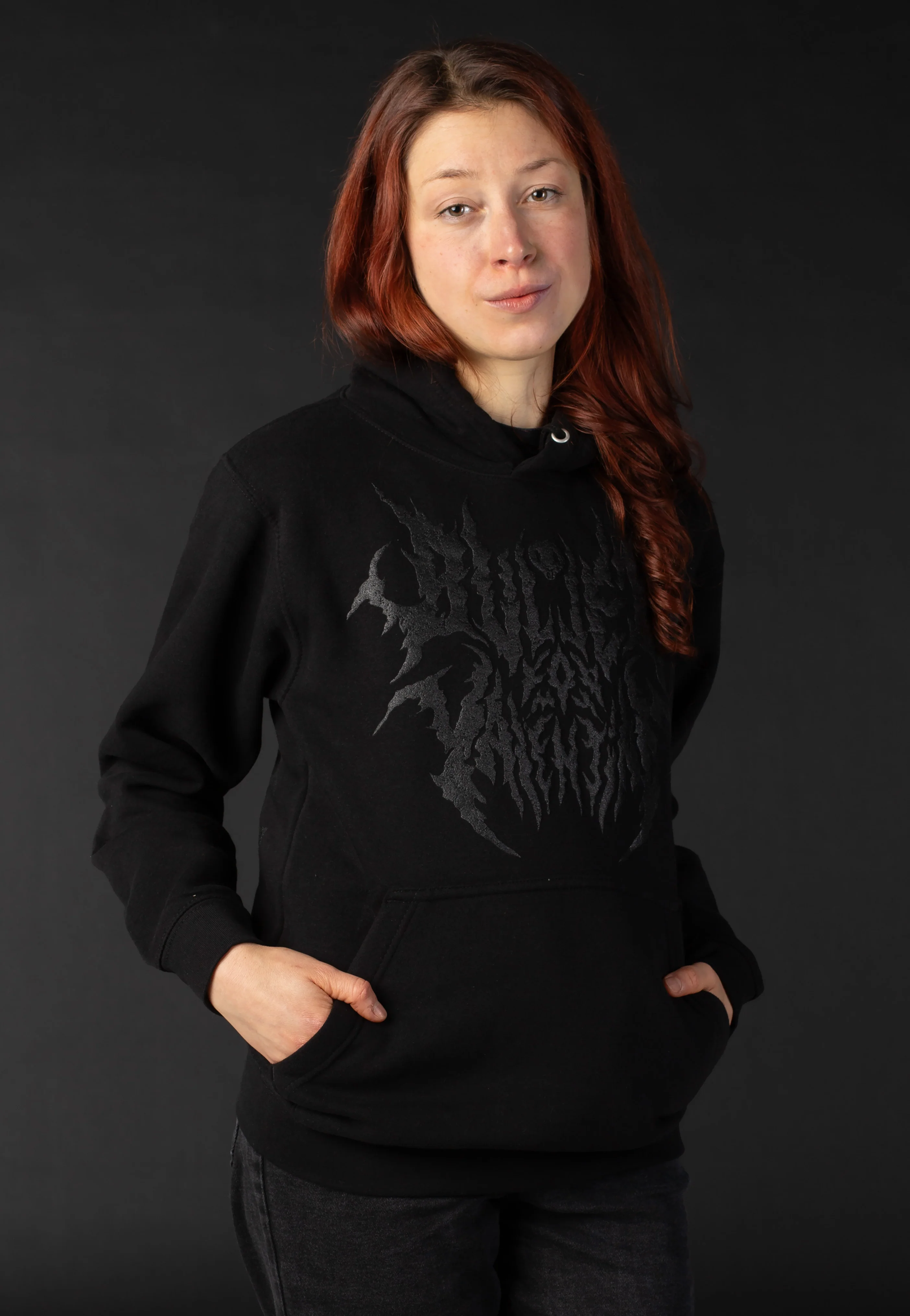 Bullet For My Valentine - Black Metal Logo Limited Black On Black - Hoodie - Image 7