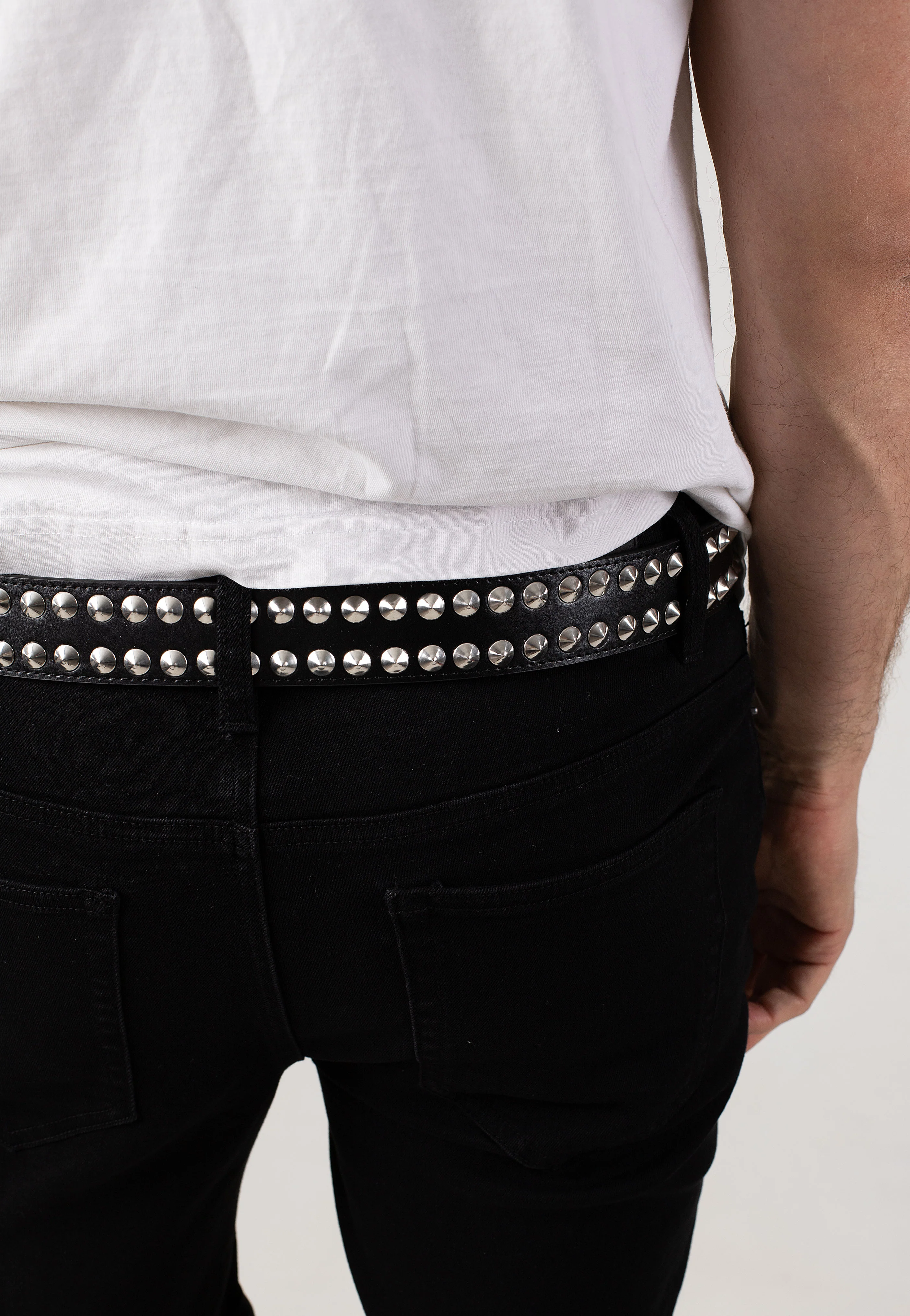 Bullet69 - 2 Row Conical Studded - Belt - Image 4