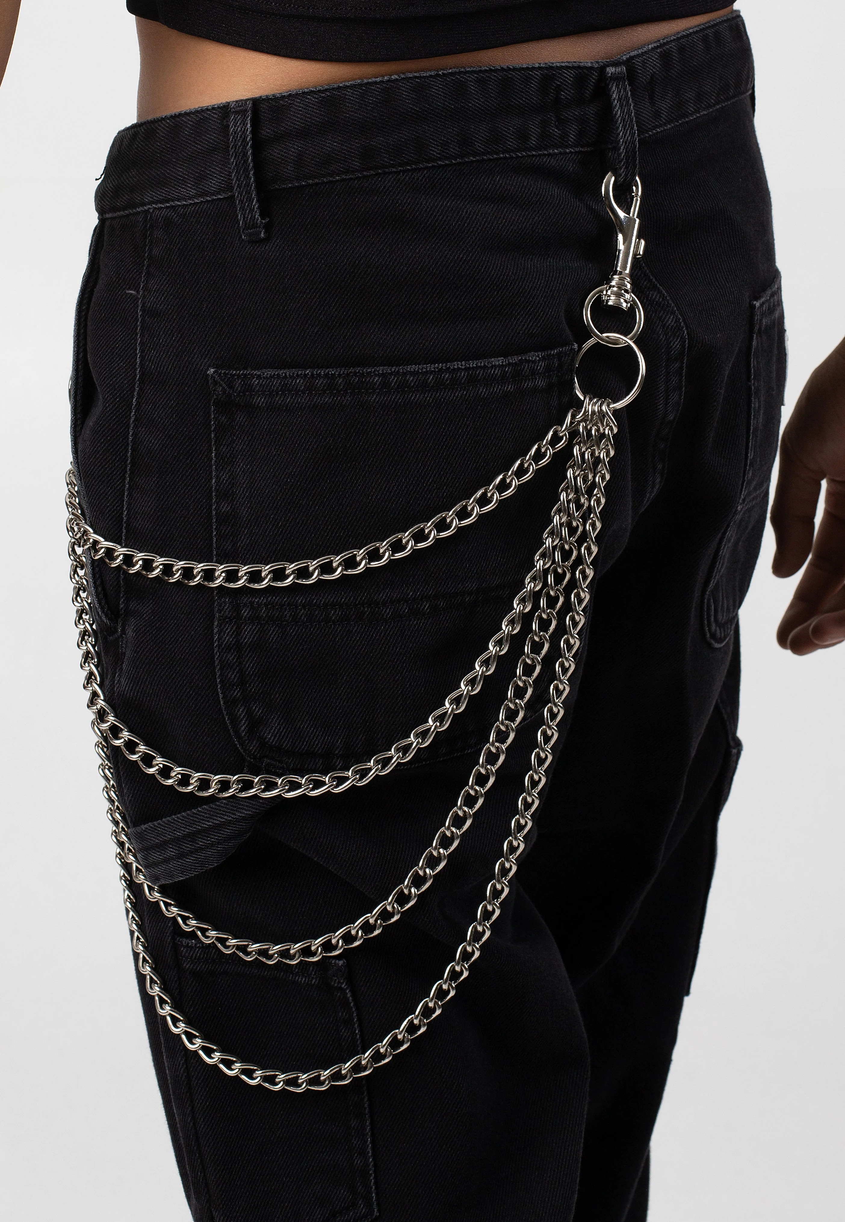 Bullet69 - 4 Row Hanging Metal - Jeans Chain - Image 4