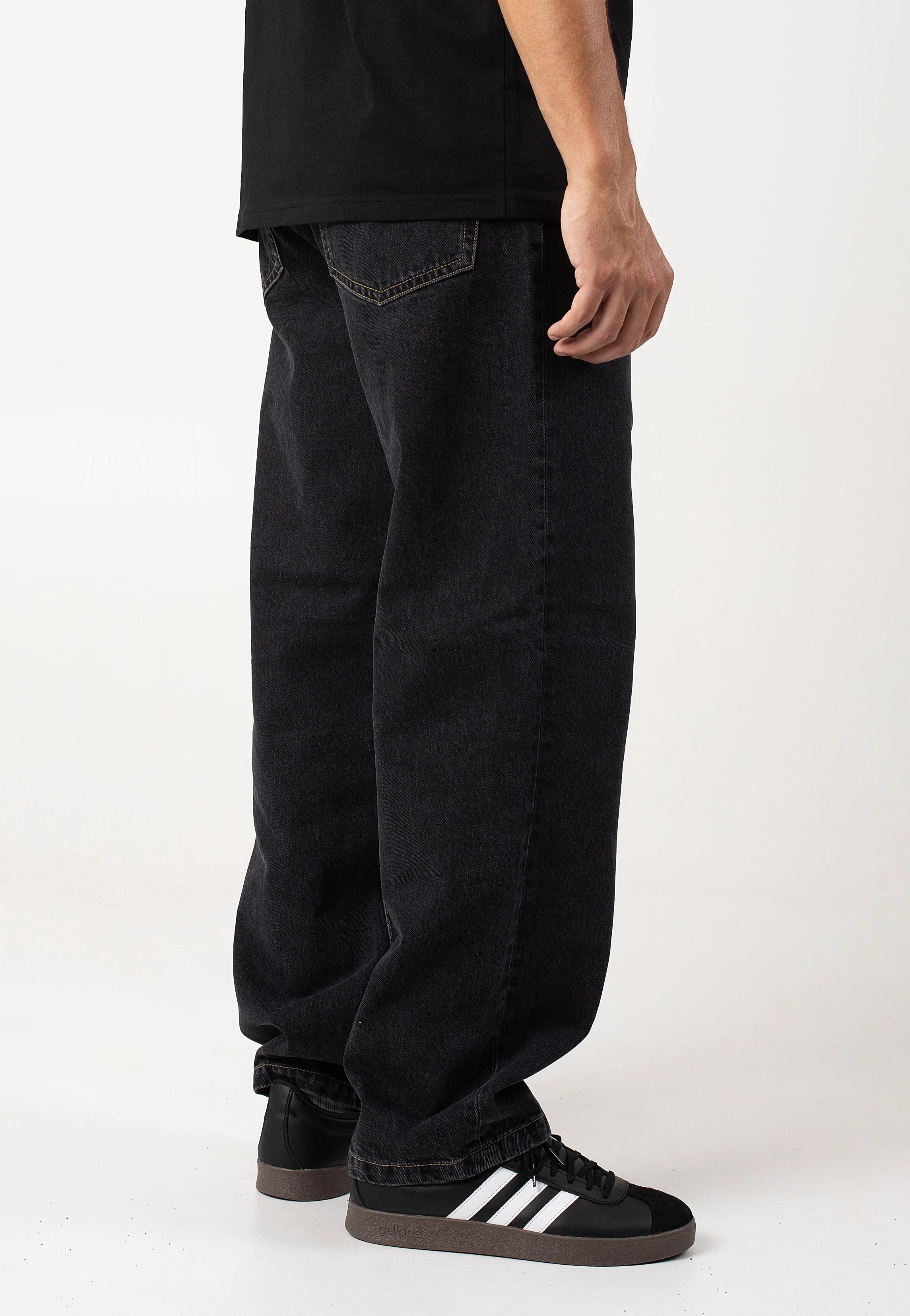 Carhartt WIP - Aaron Stone Washed Black - Jeans - Image 3
