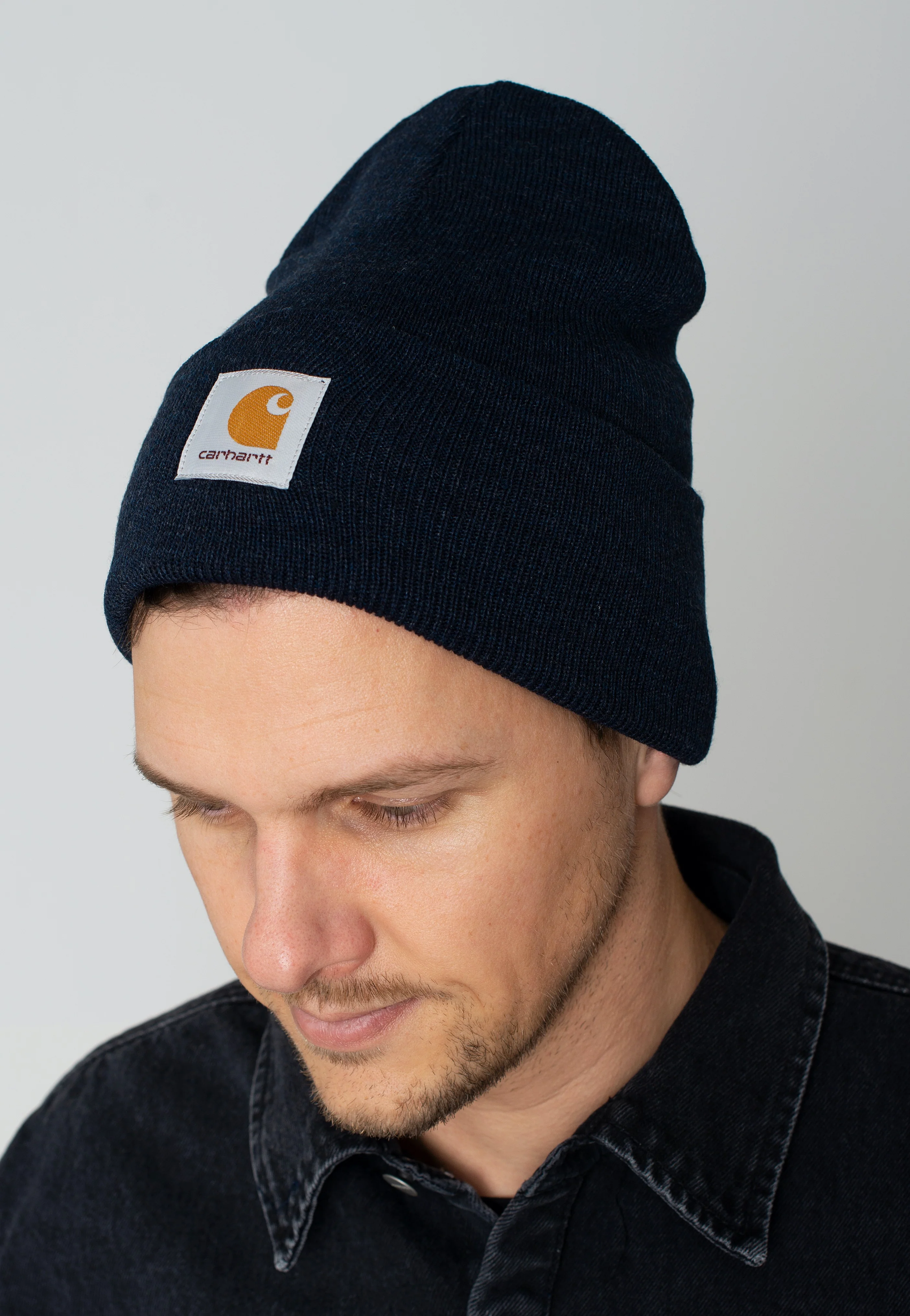 Carhartt WIP - Acrylic Watch Dark Navy Heather - Beanie - Image 3