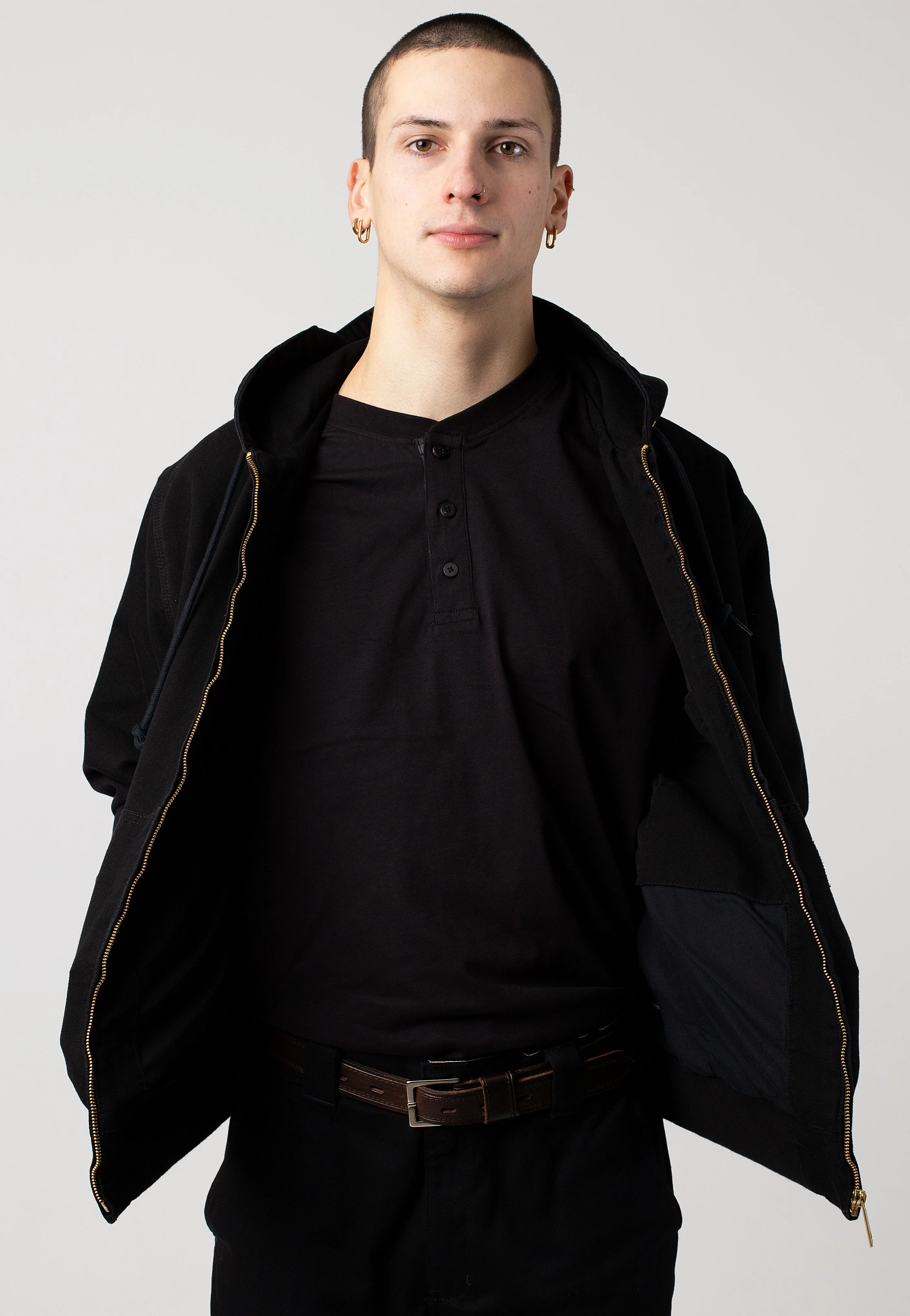 Carhartt WIP - Active Aged Canvas Black - Jacket - Image 2