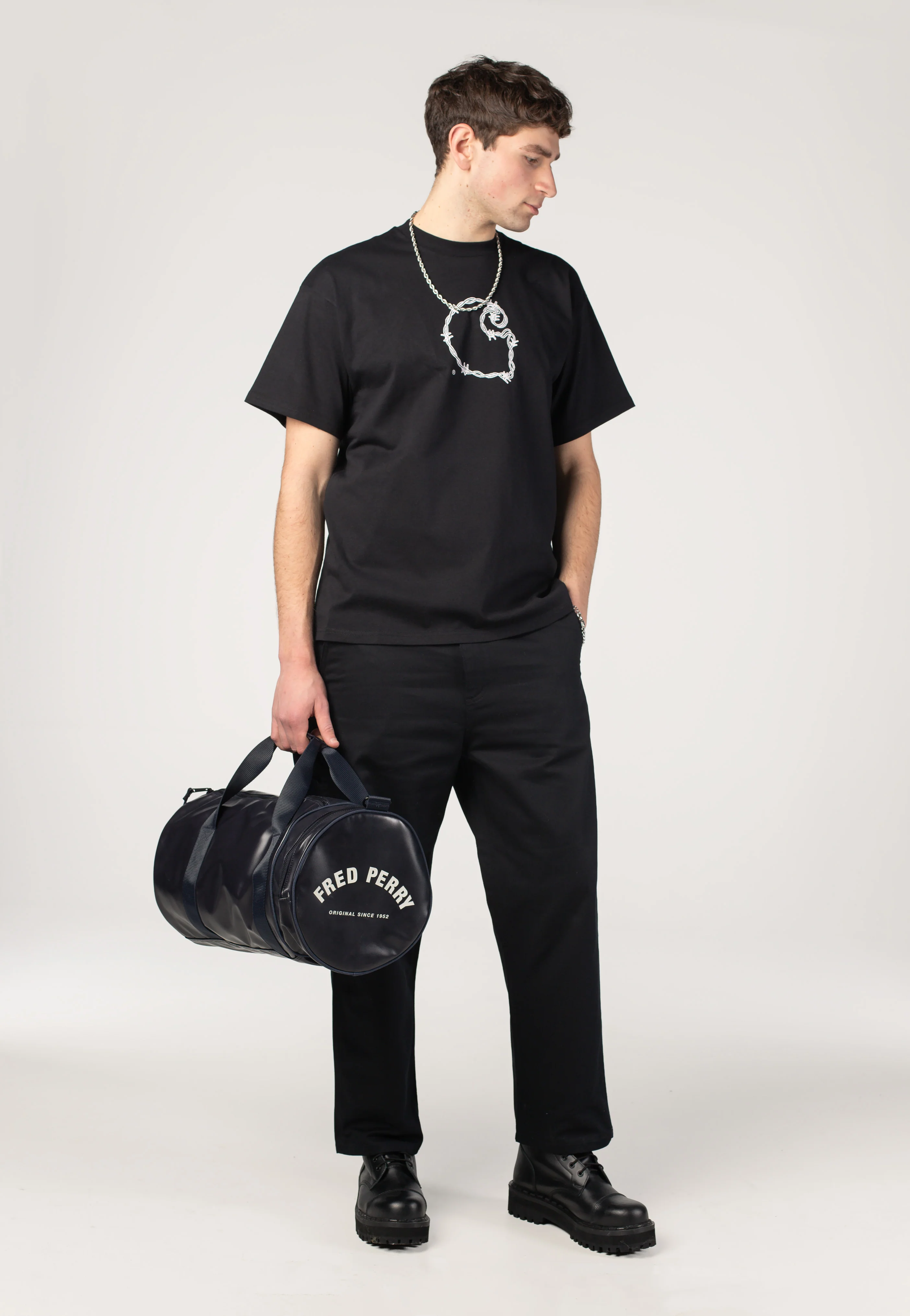 Carhartt WIP - Barbwire C Black - T-Shirt - Image 2