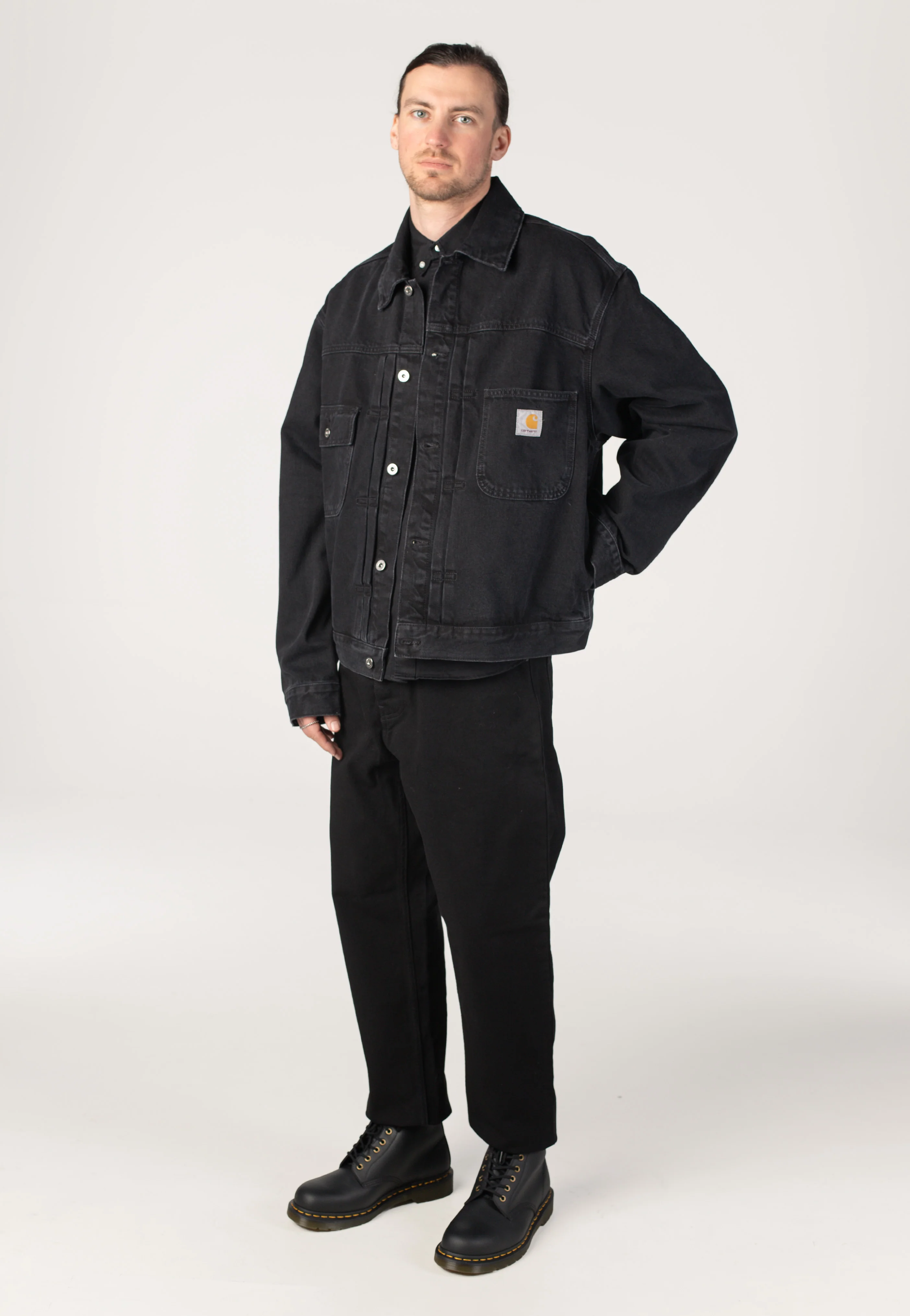 Carhartt WIP - Belmar Stone Washed Black - Jacket - Image 3