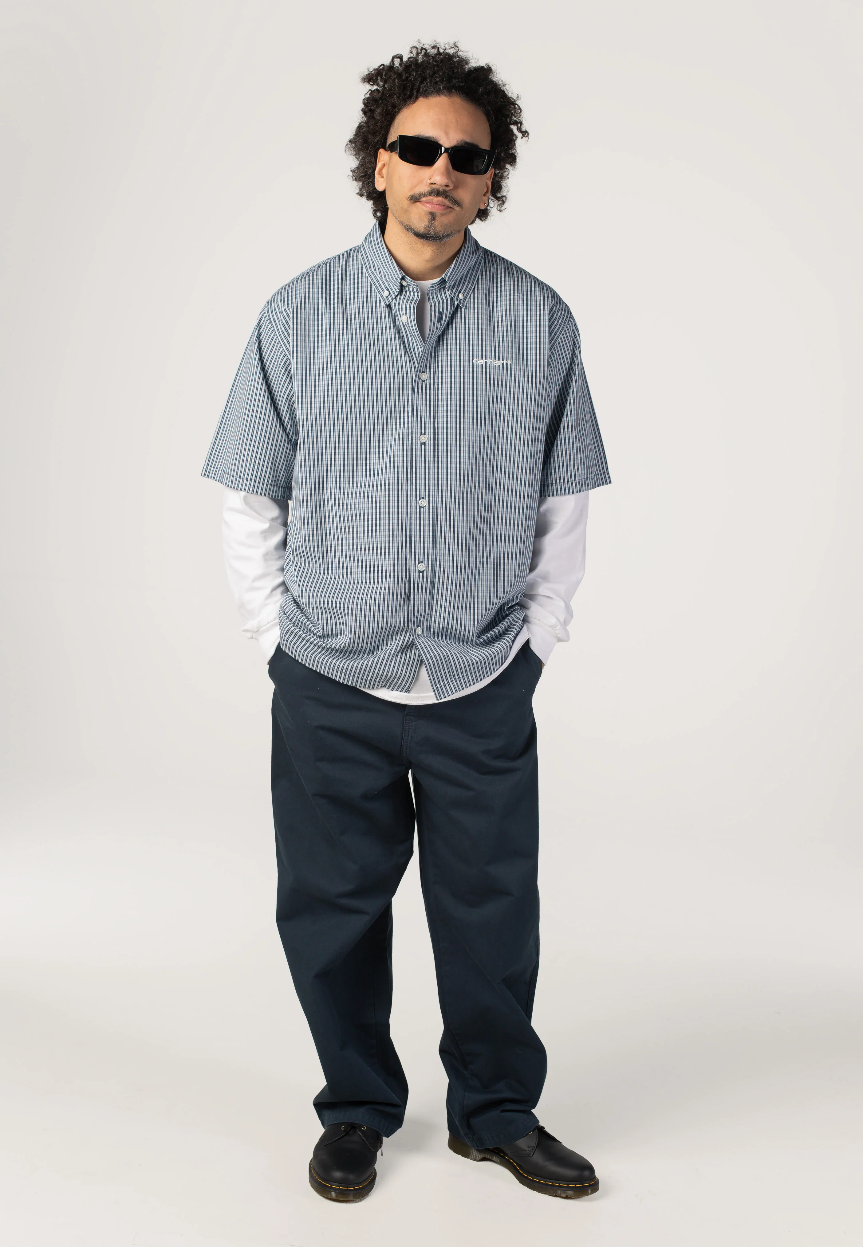 Carhartt WIP - Brady Stone Washed Carbon - Pants - Image 2