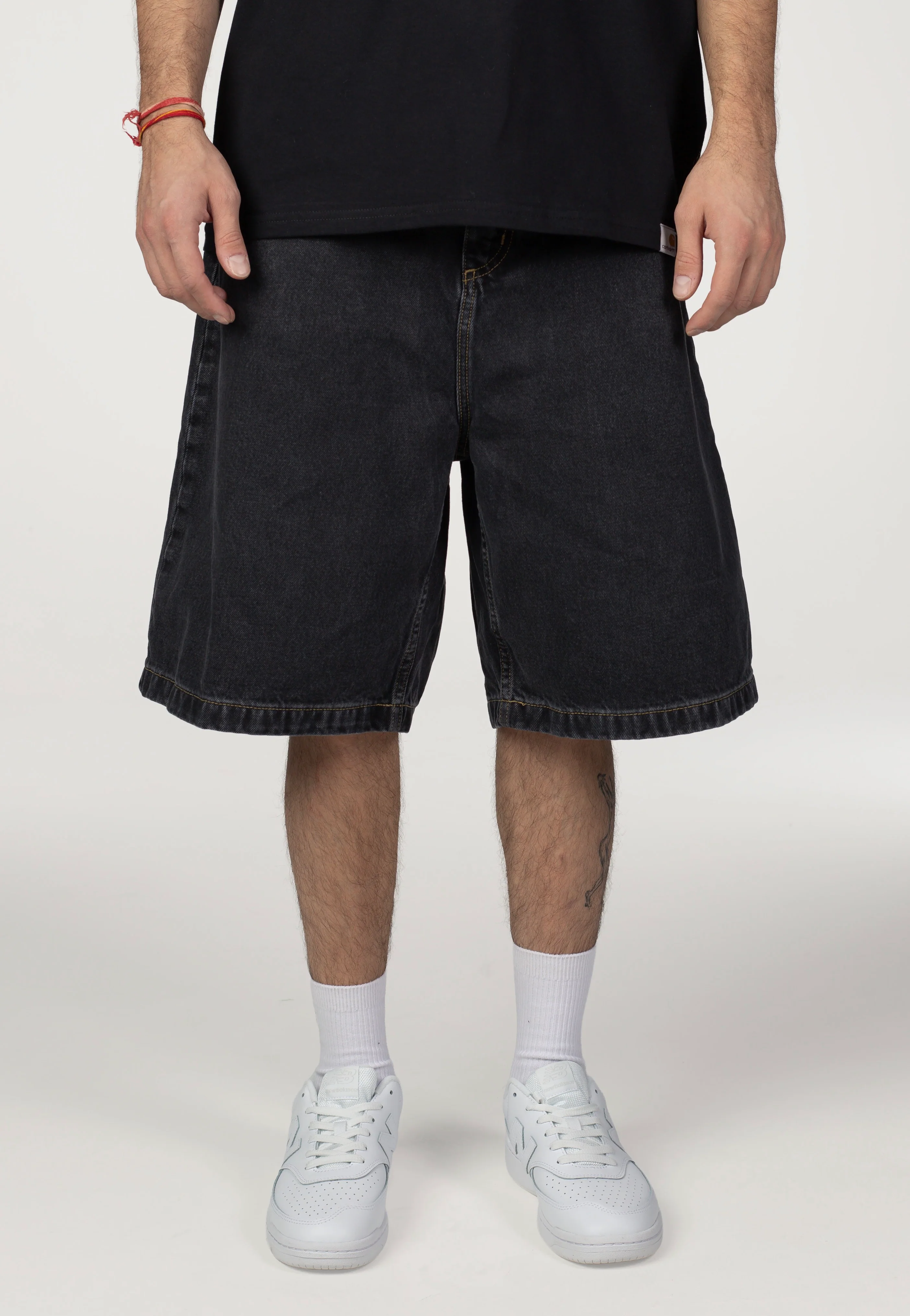 Carhartt WIP - Brandon Stone Washed Black - Shorts - Image 4
