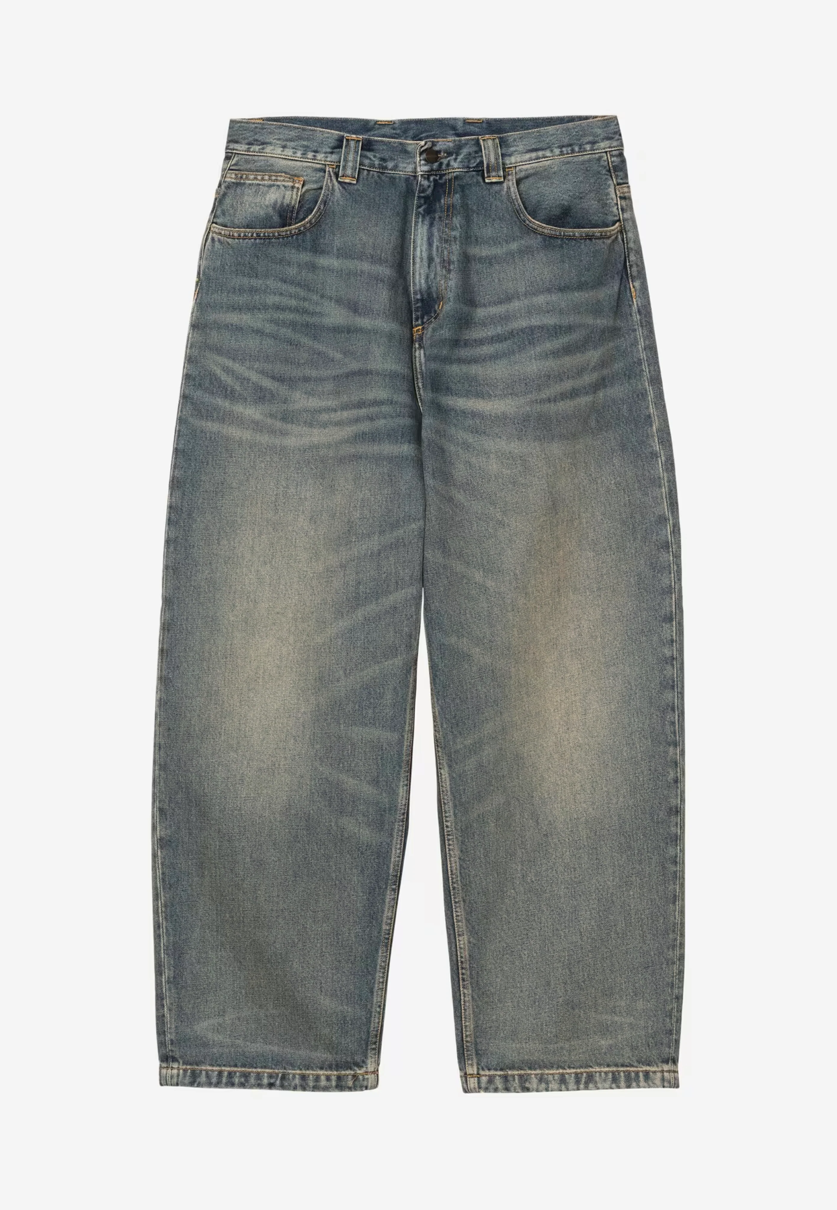Carhartt WIP - Brandon Worn Used Wash Blue - Jeans - Image 5