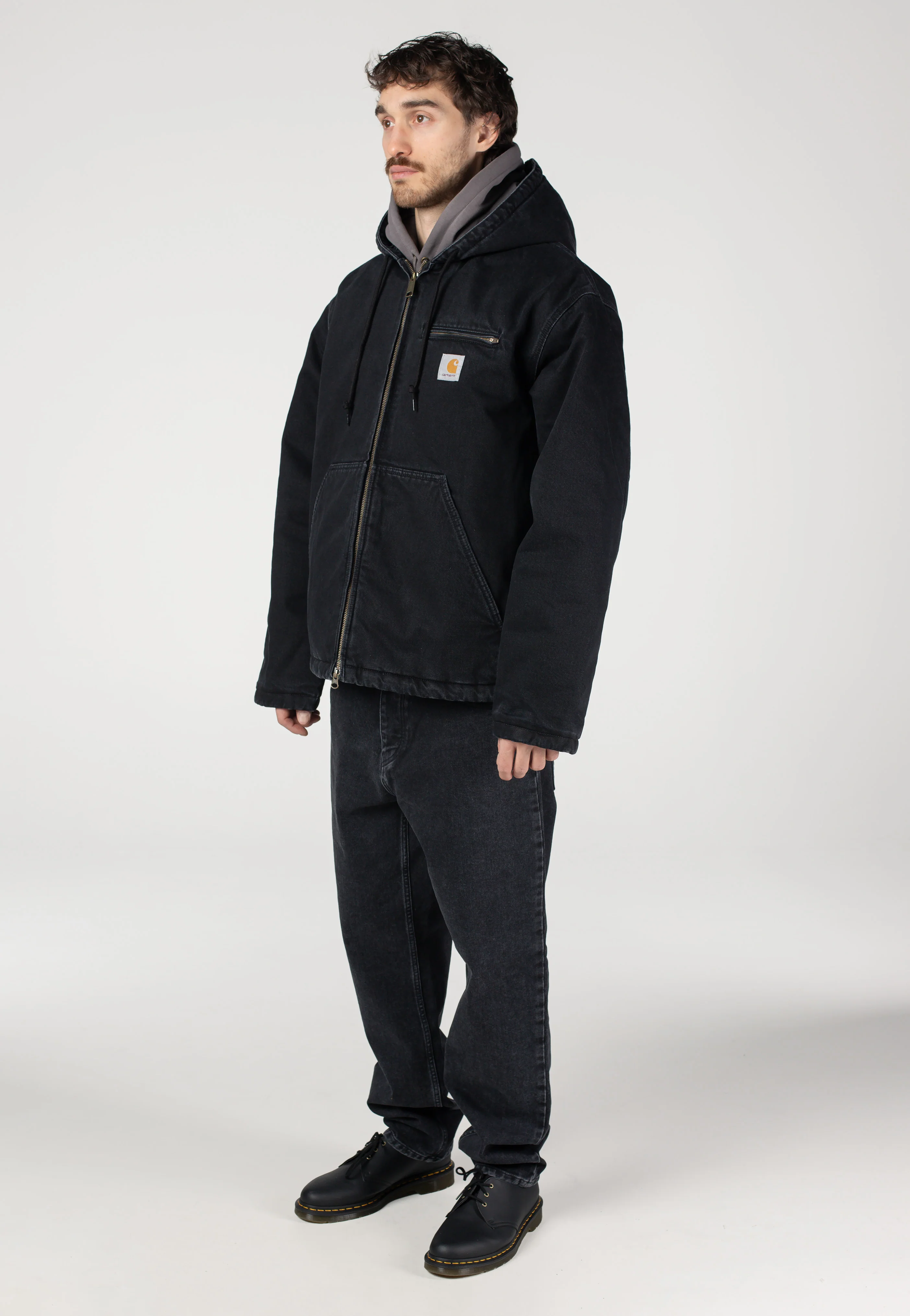 Carhartt WIP - Cleveland Stone Washed Black - Jacket - Image 10