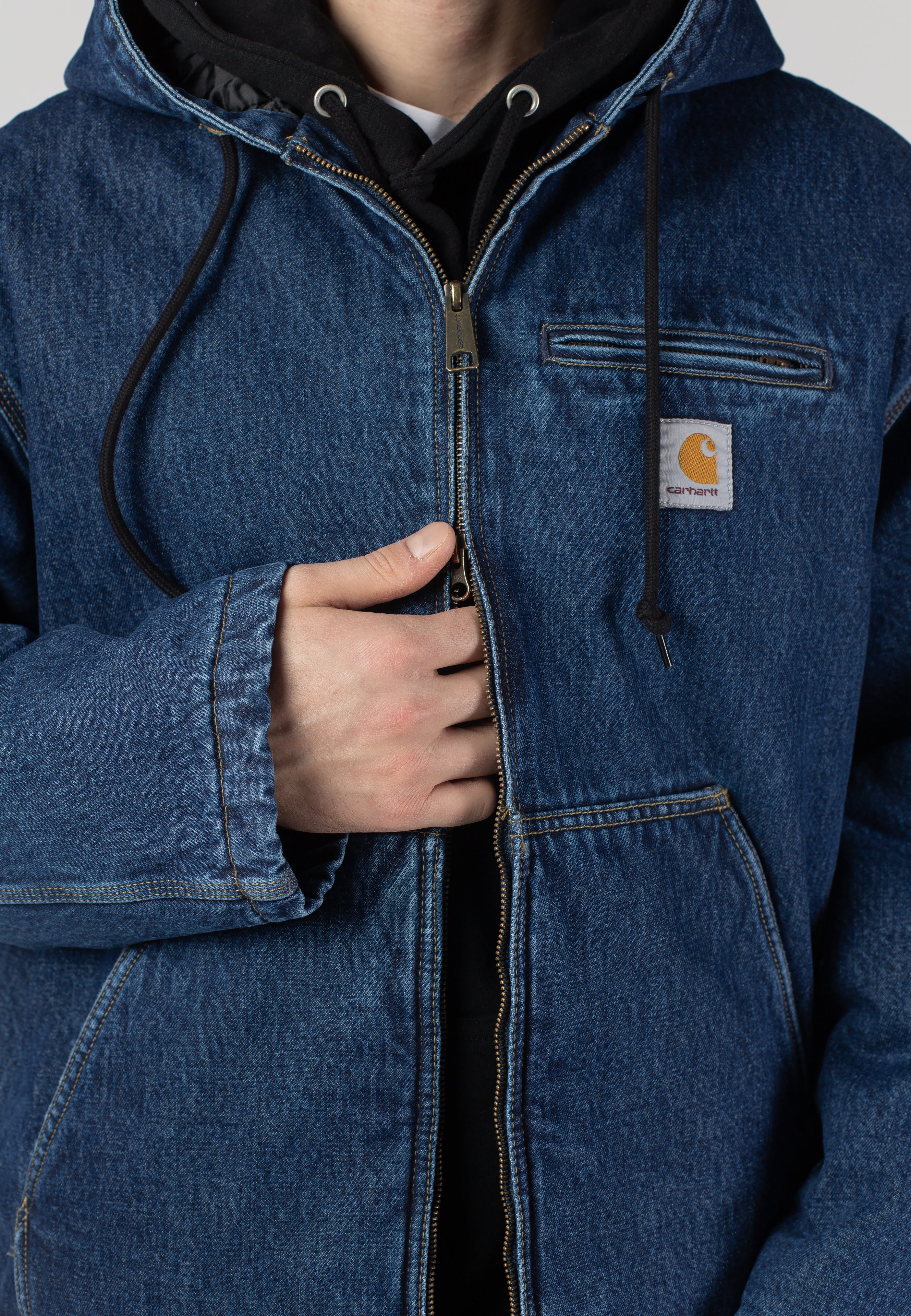 Carhartt WIP - Cleveland Stone Washed Blue - Jacket - Image 10