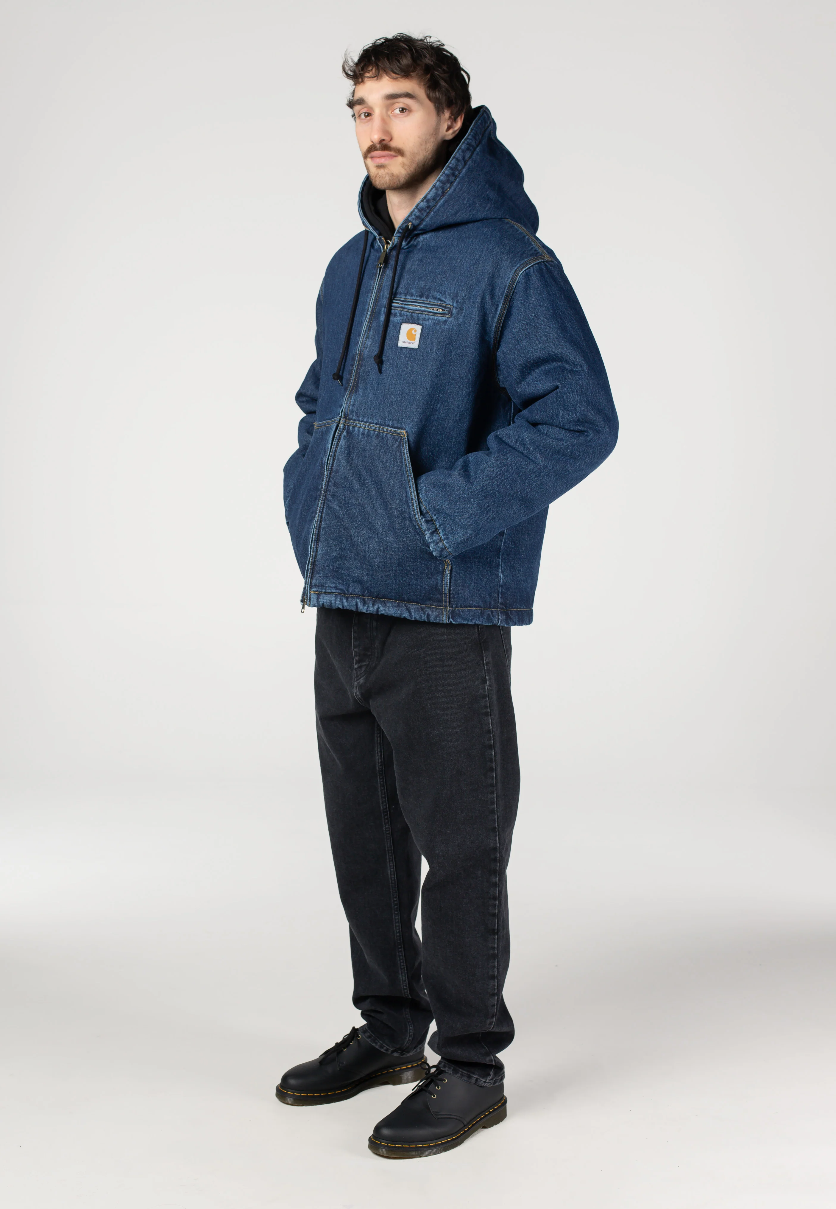 Carhartt WIP - Cleveland Stone Washed Blue - Jacket - Image 12