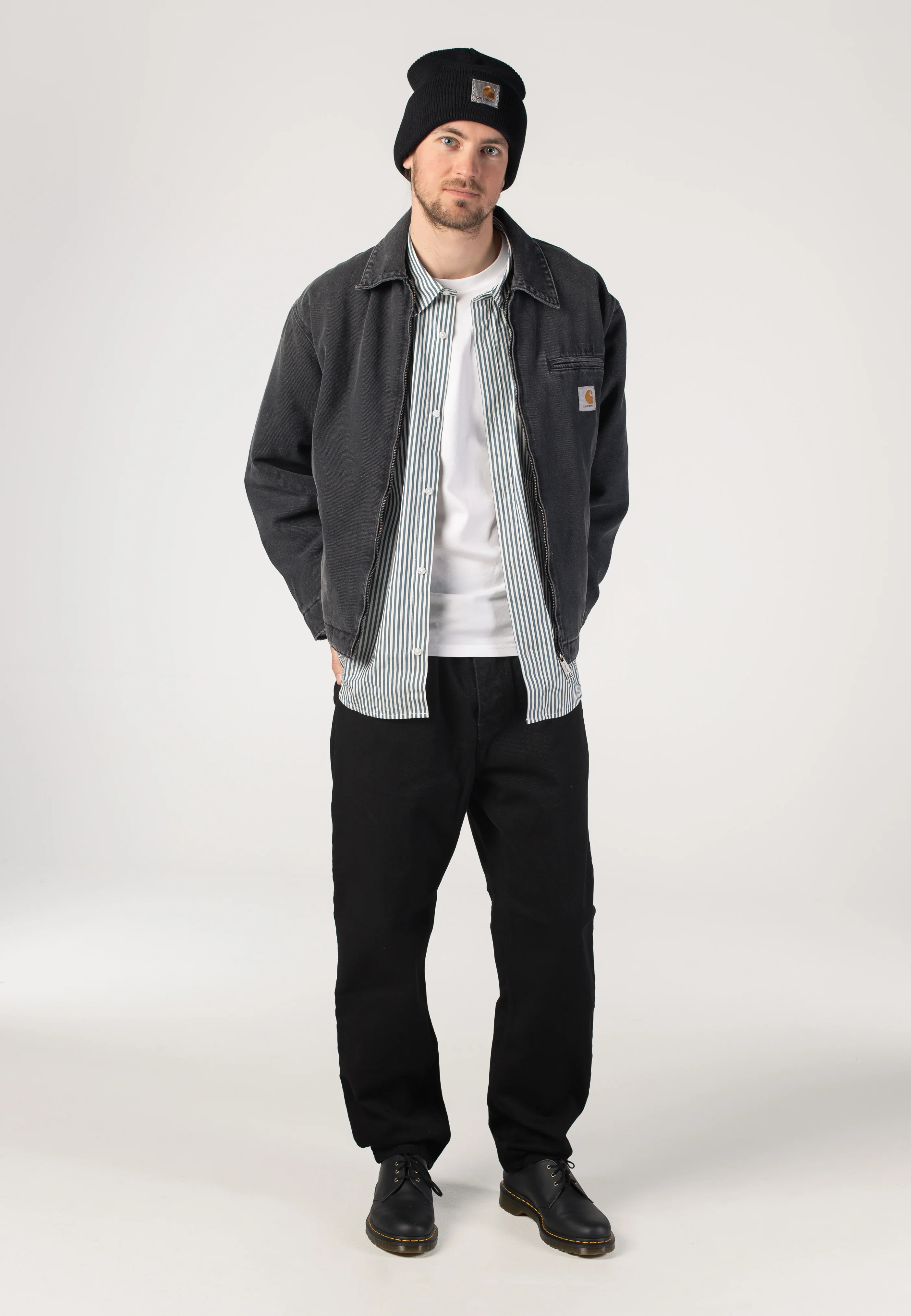 Carhartt WIP - Daldry Daldry Stripe Office Blue/Wax - Shirt - Image 11