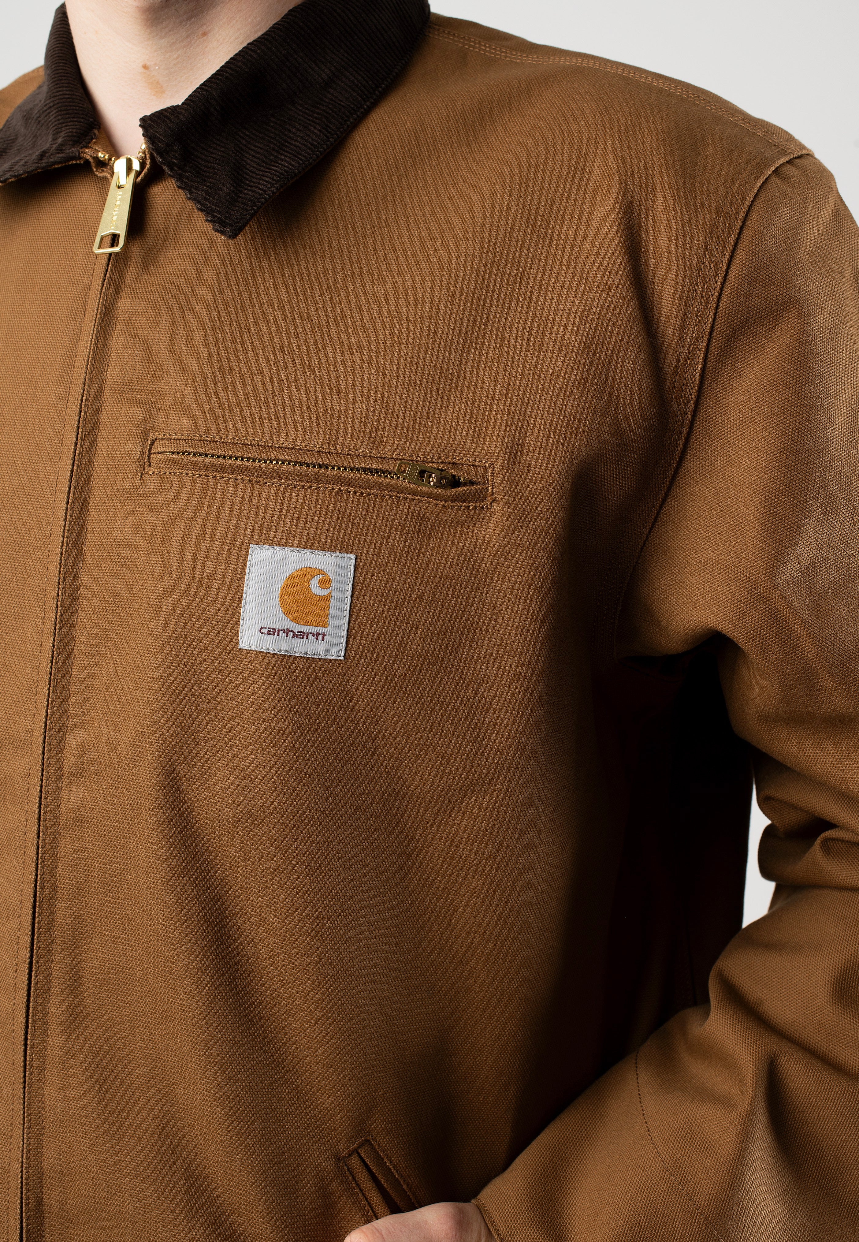 Carhartt WIP - Detroit Rigid Hamilton Brown/Tobacco - Jacket - Image 8